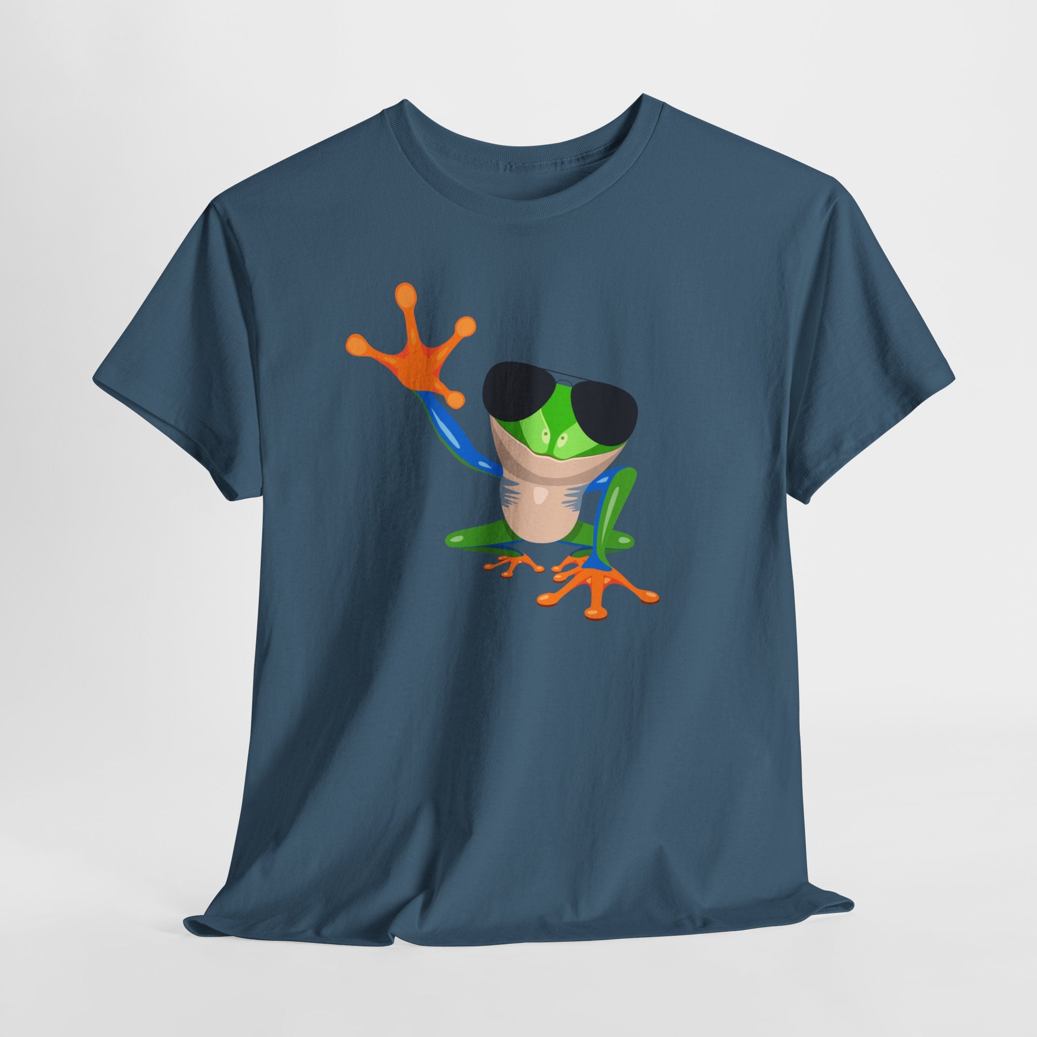 Cool Aviator Tree Frog Unisex Tee, Fun Unisex T-Shirt, Unique Gift for Nature Lovers, Casual Wear, Summer Outfit, Gift Idea for Kids