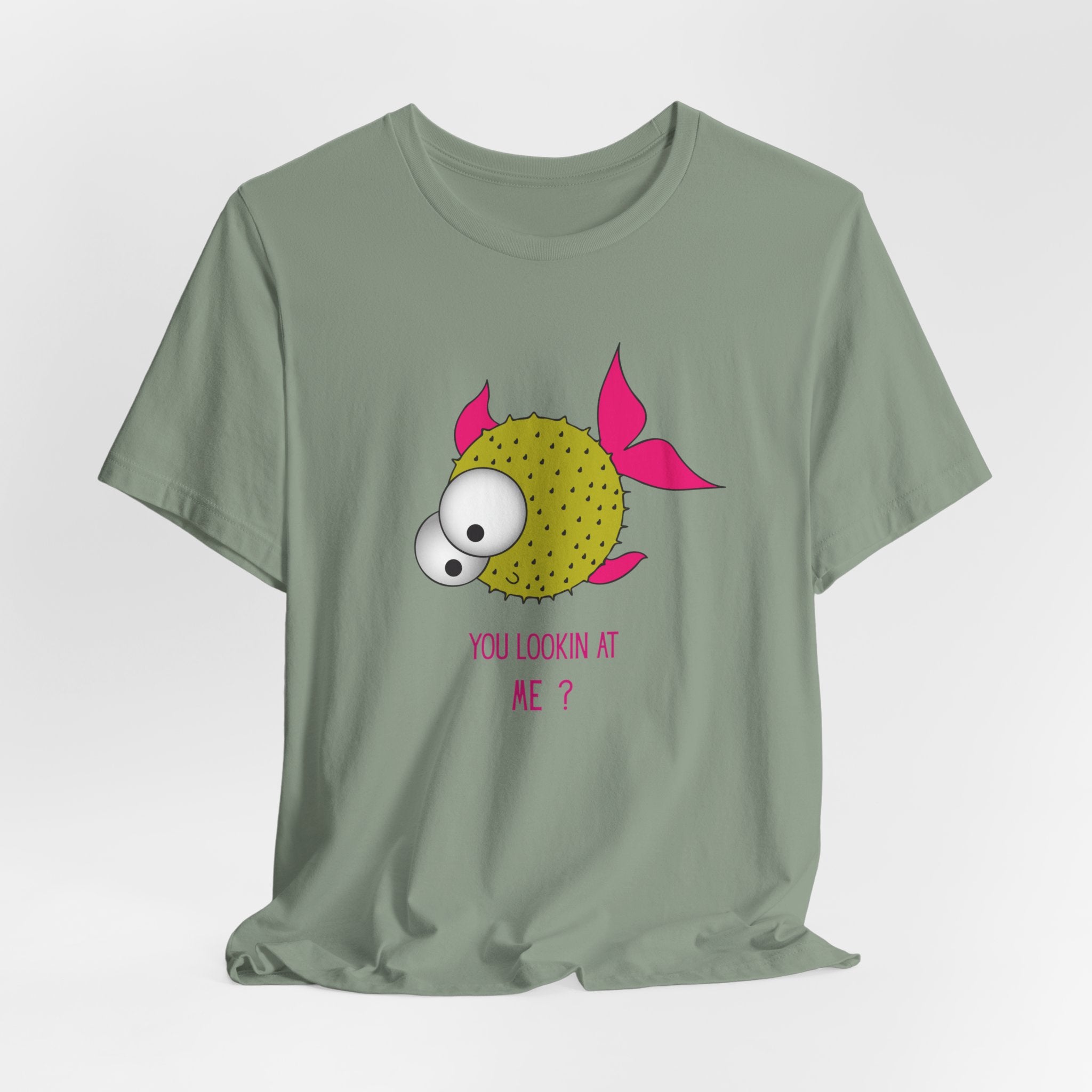Whimsical and Fun Puffer Fish Tee - Fun Short Sleeve Shirt for Aquatic Lovers, Ideal for Gift Giving, Casual Wear, Summer Fashion, and Beach Days