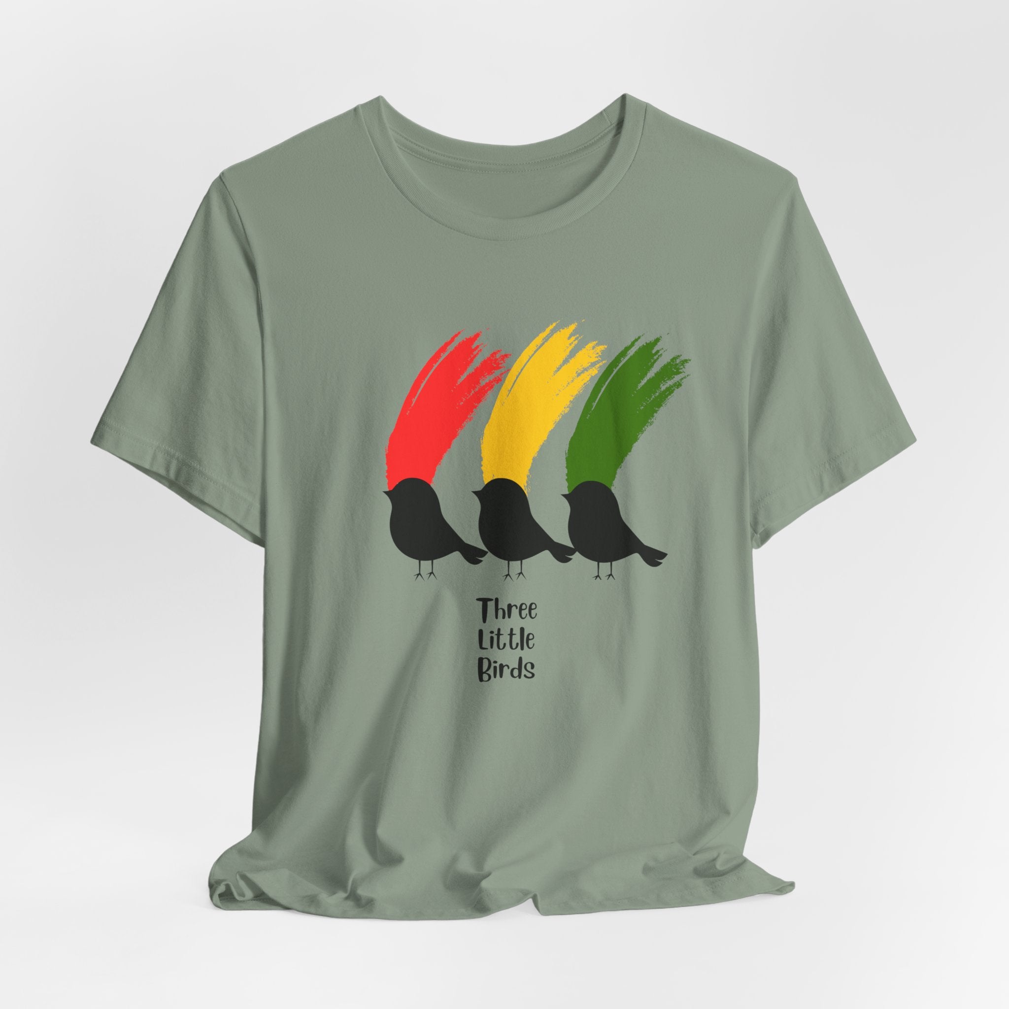 Colorful Rasta Three Little Birds Graphic Tee | Unisex Jersey Short Sleeve T-Shirt | Casual Wear, Gift for Music Lovers, Nature Lovers, Summer [...]