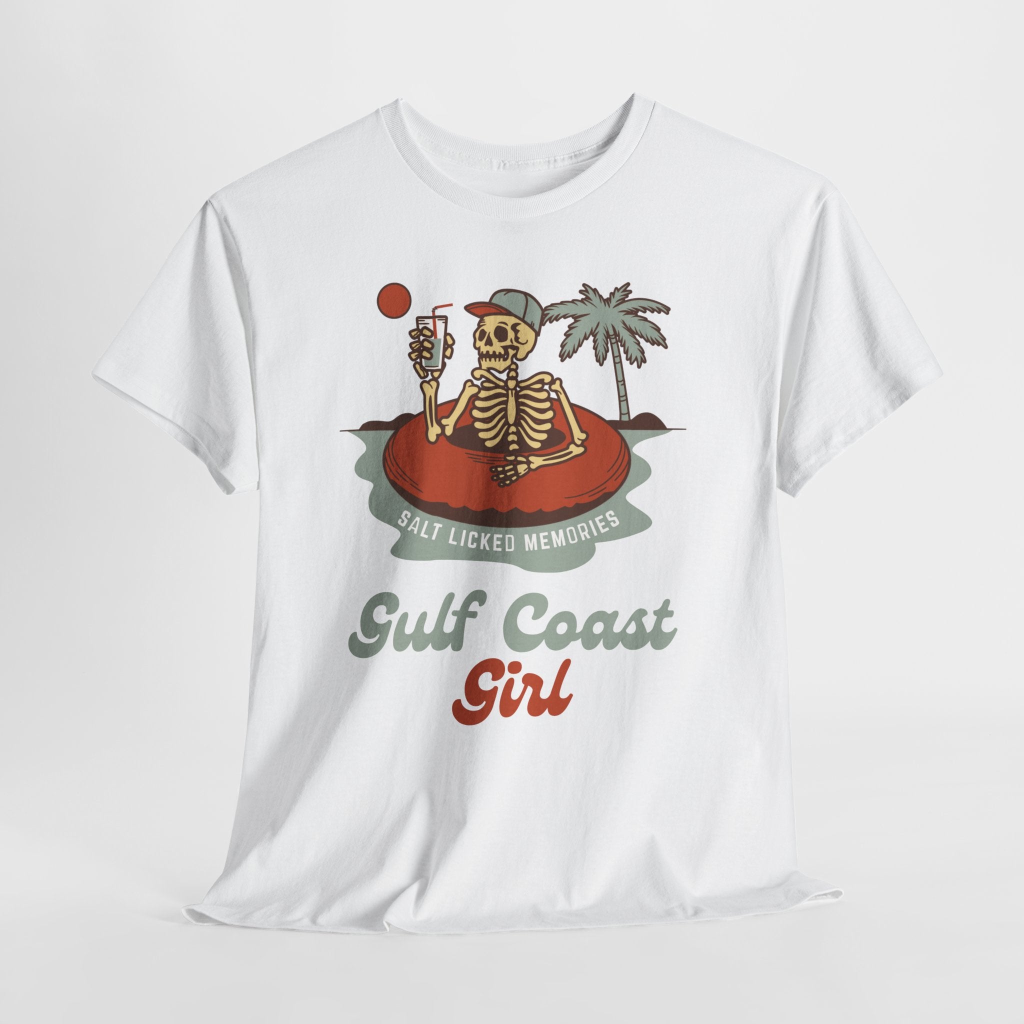 Proud and Edgy Dead Gulf Coast Girl Tee Shirt Unisex Heavy Cotton