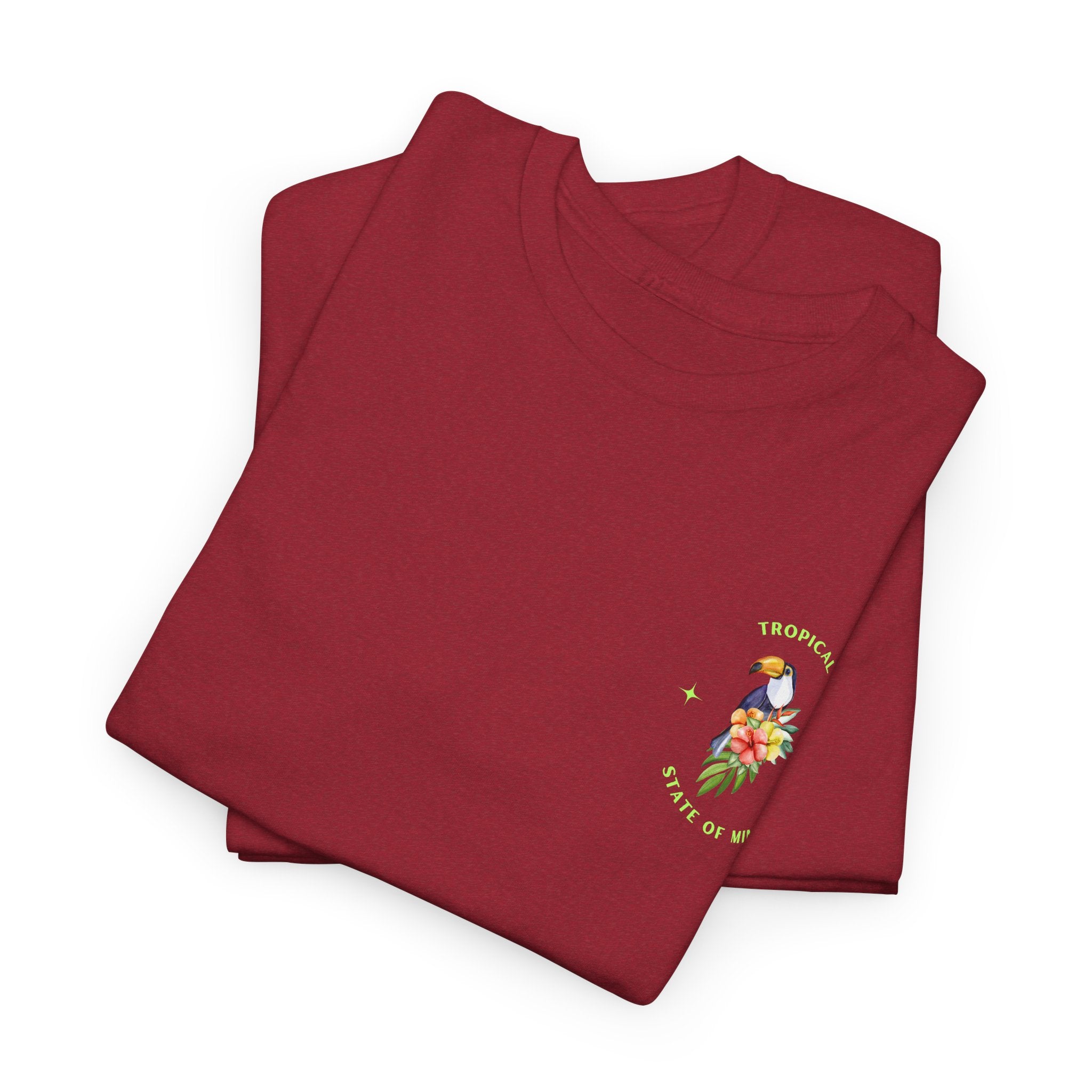 Livi'n in a Tropical State of Mind T Shirt, Summer Shirt, Beachwear, Vacation Top, Gift for Him/Her, Graphic Cotton Tee