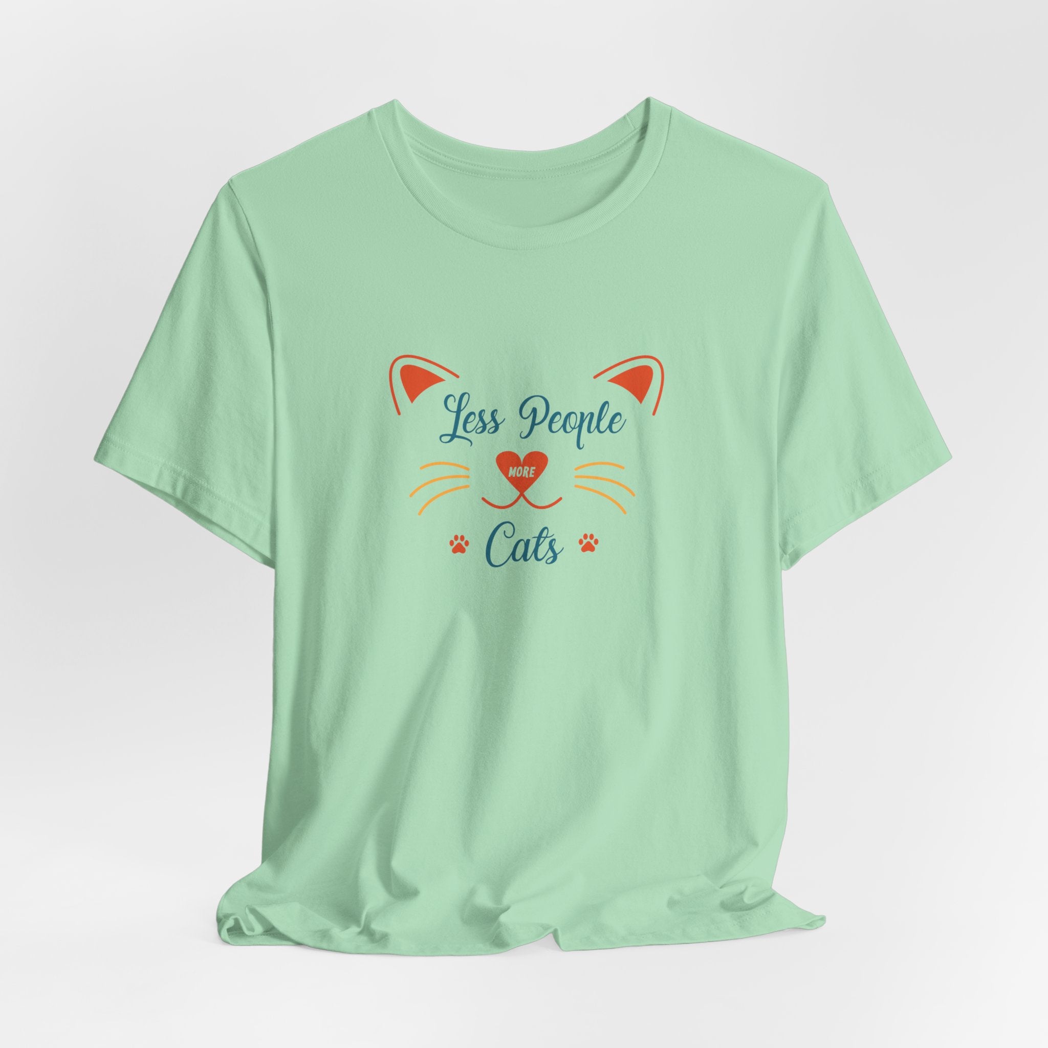 Cute and Funny Cat Lover Unisex Heavy Cotton Tee, Perfect Gift for Cat Owners, Funny Cat Shirt, Animal Lover Apparel, Birthday Gift for Pet Lovers