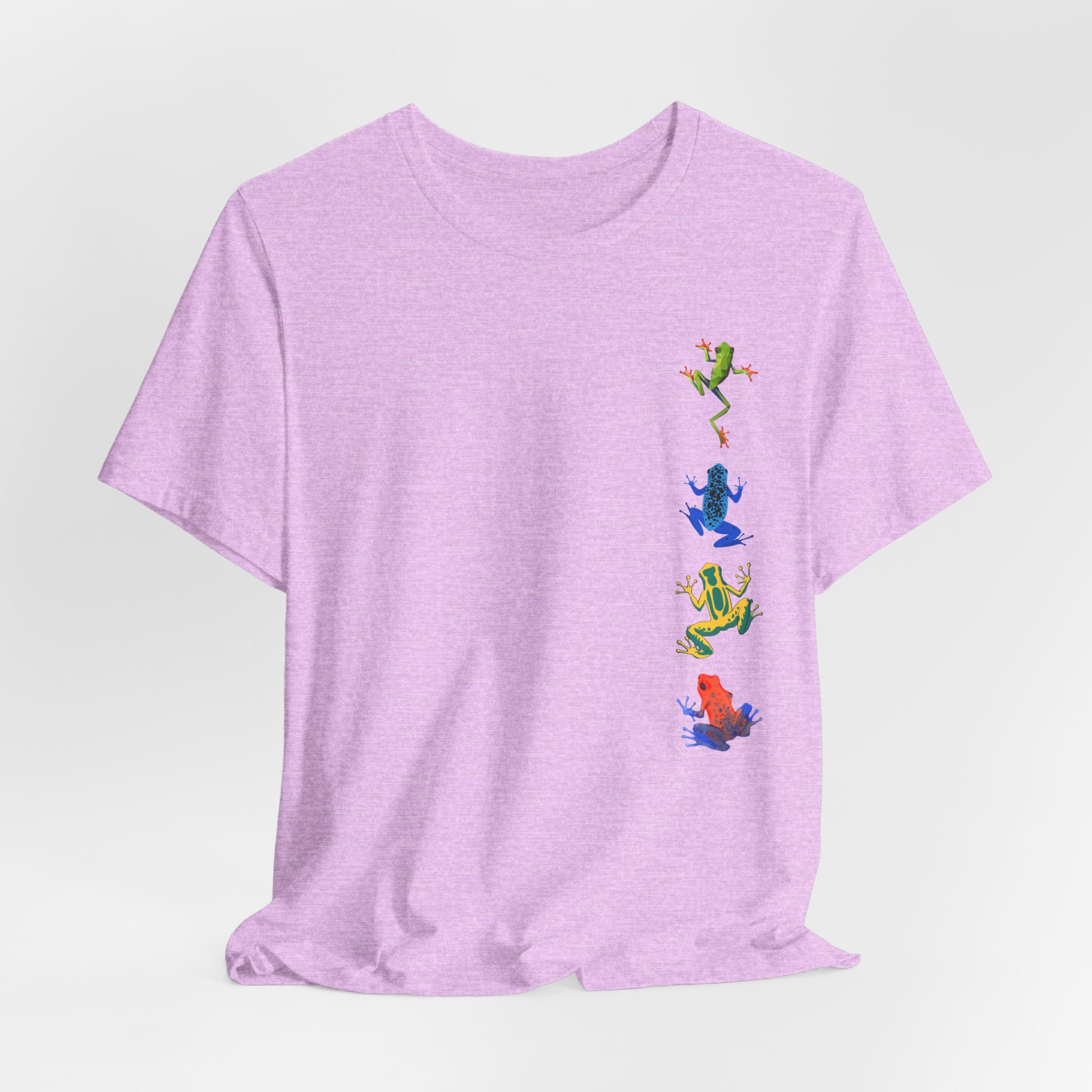 Stacked Tree Frog Dance Unisex Tee - Fun Graphic Shirt for Nature Lovers, Great for Parties, Gifts, Summer Events, and Casual Outings