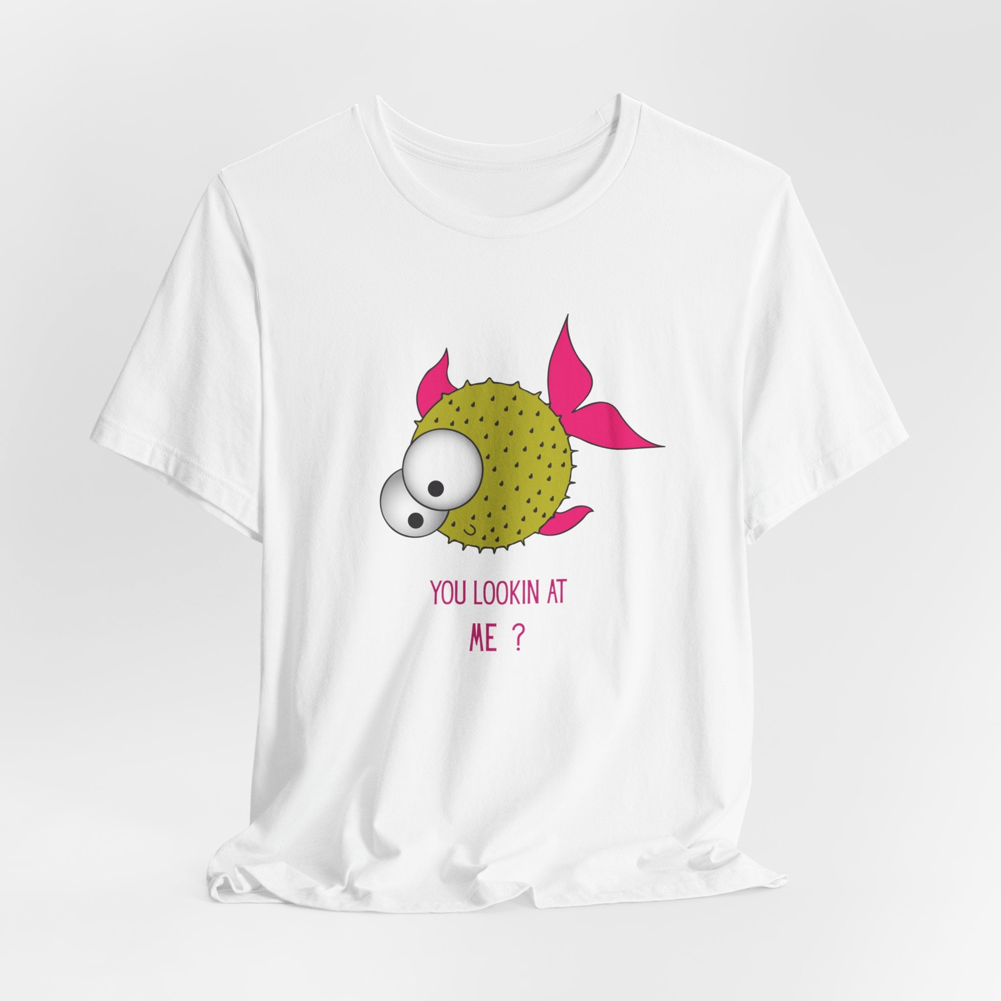 Whimsical and Fun Puffer Fish Tee - Fun Short Sleeve Shirt for Aquatic Lovers, Ideal for Gift Giving, Casual Wear, Summer Fashion, and Beach Days