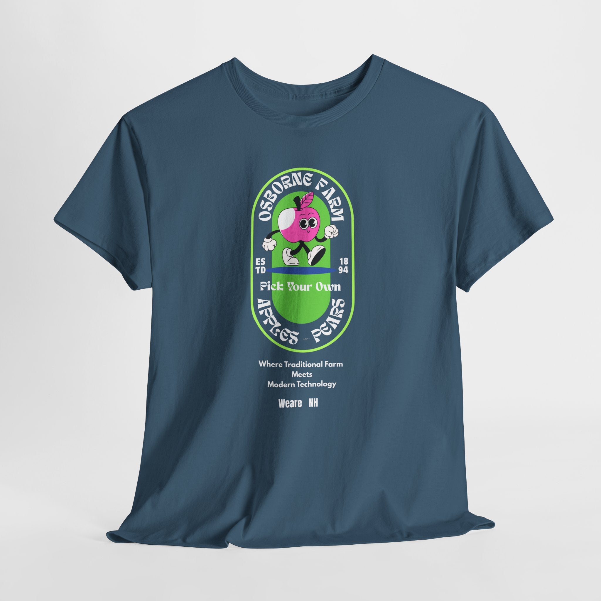 Iconic Osbourne Family Pick Your Own Farms - Weare NH Pick,  Unisex Heavy Cotton Tee