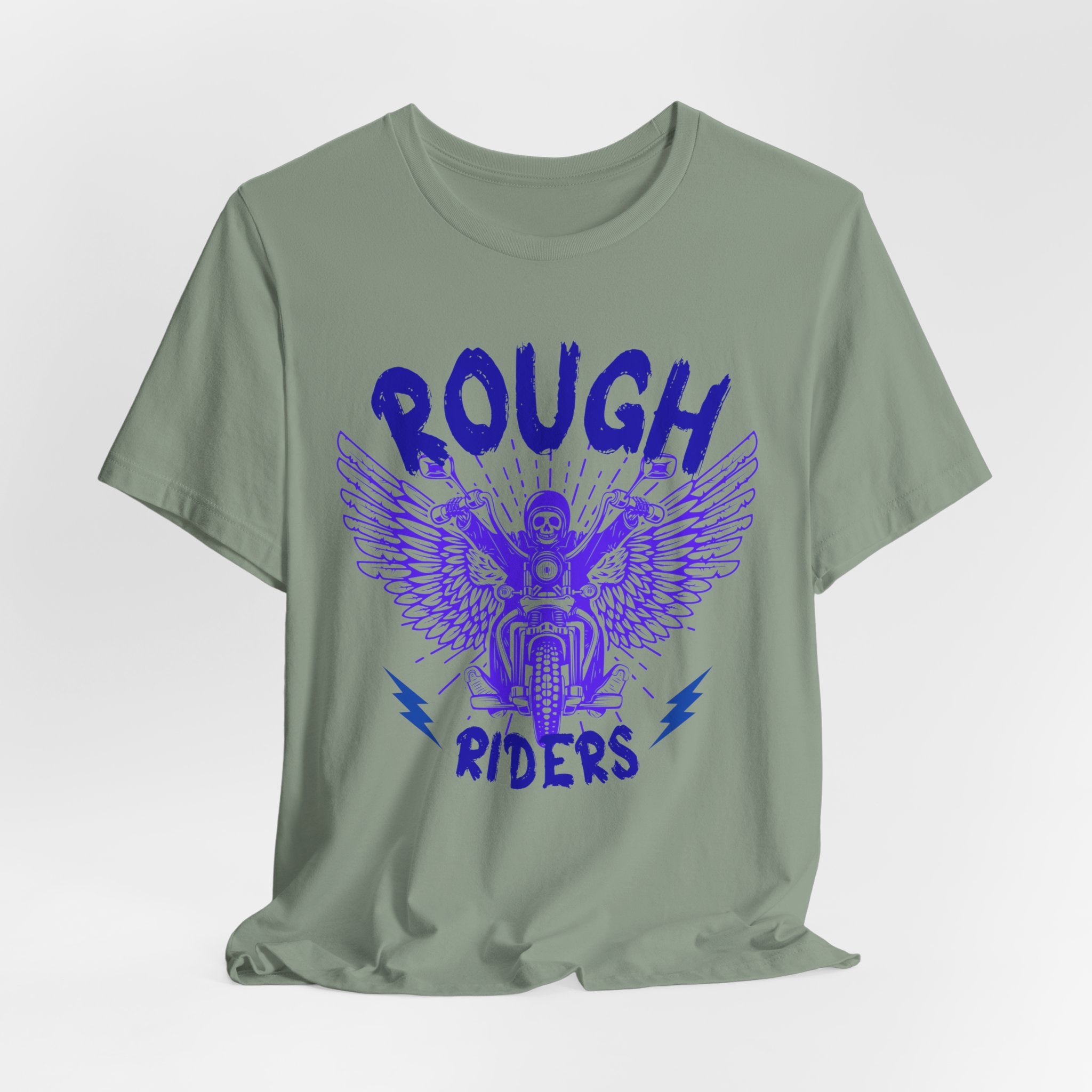 Rough Riders Motorcycle Tee | Unisex Vintage T-Shirt | Biker Apparel | Gift for Him | Casual Cool Shirt | Freedom Ride Fashion