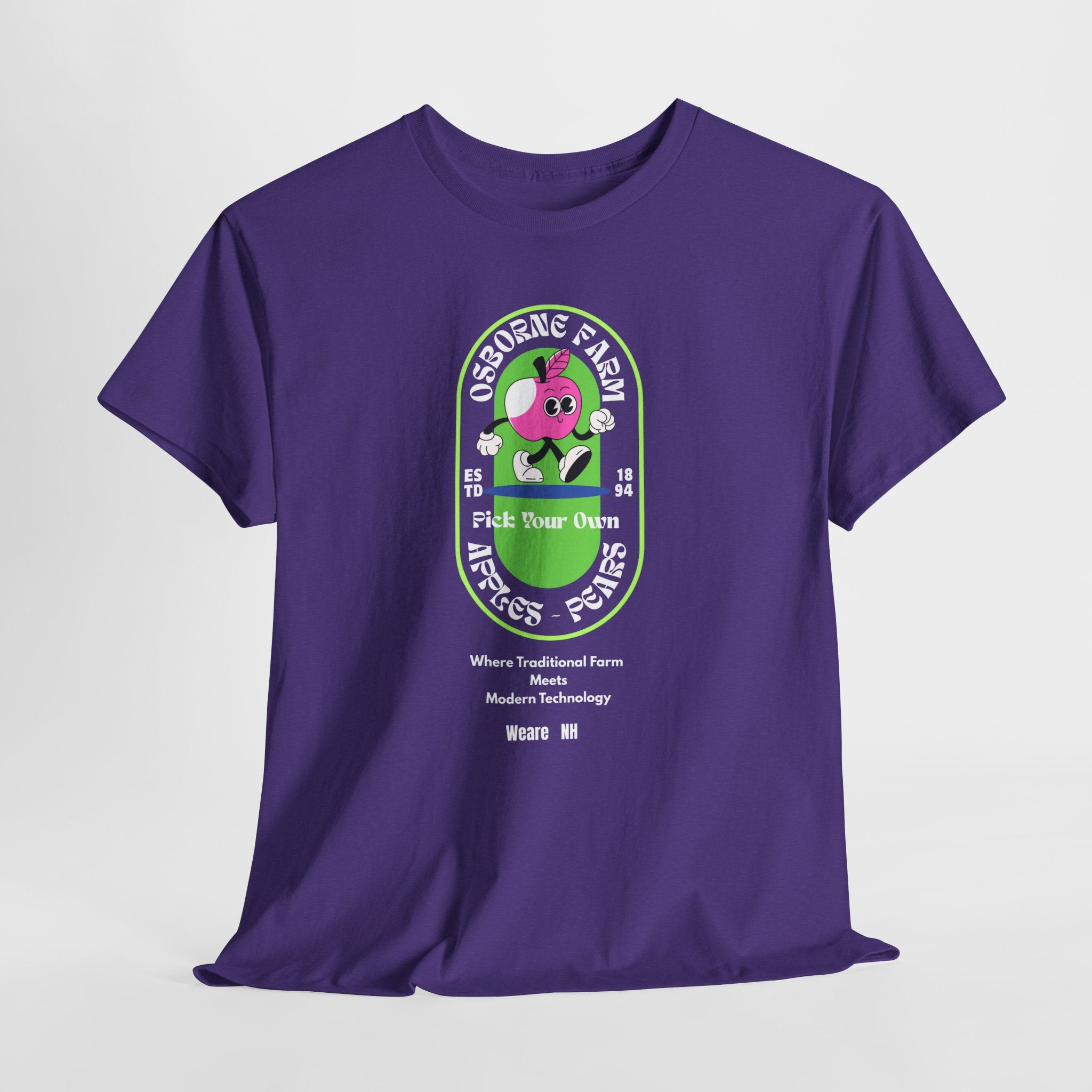 Iconic Osbourne Family Pick Your Own Farms - Weare NH Pick,  Unisex Heavy Cotton Tee