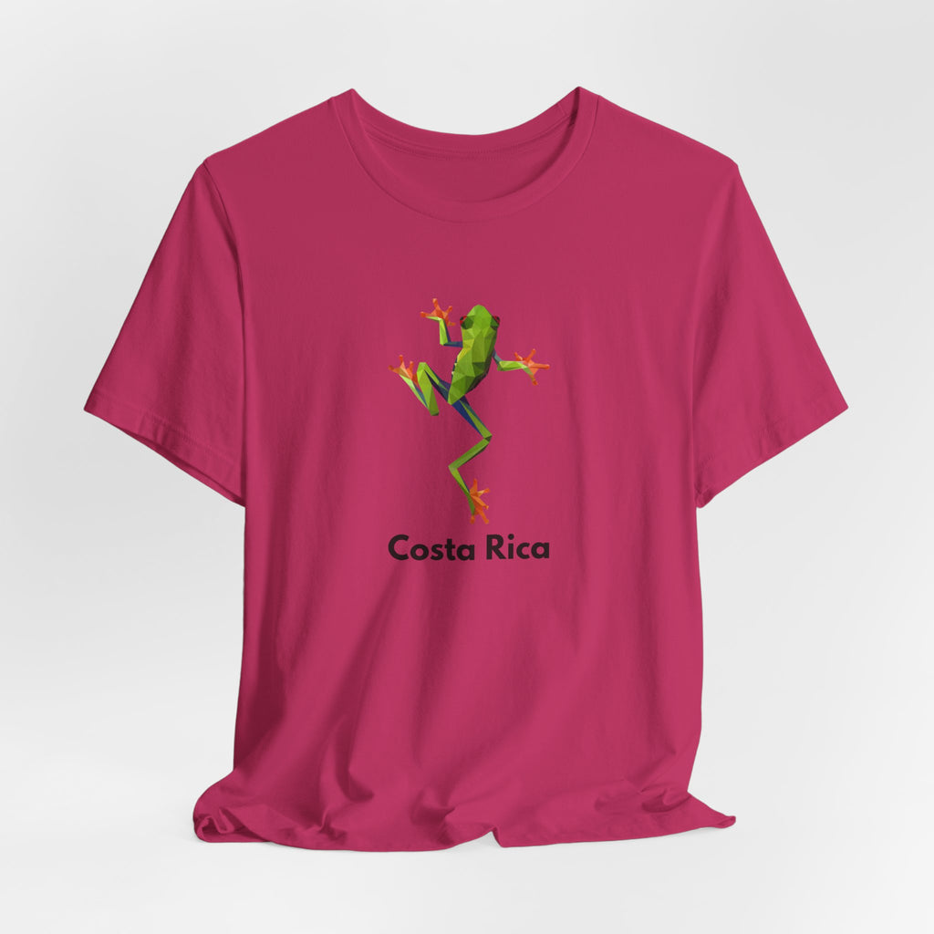 Costa Rica Tree Frog Tee, Unisex Jersey Tee, Cute Animal Shirt, Travel Gift, Costa Rica Souvenir, Tropical Vibes, Graphic T-Shirt