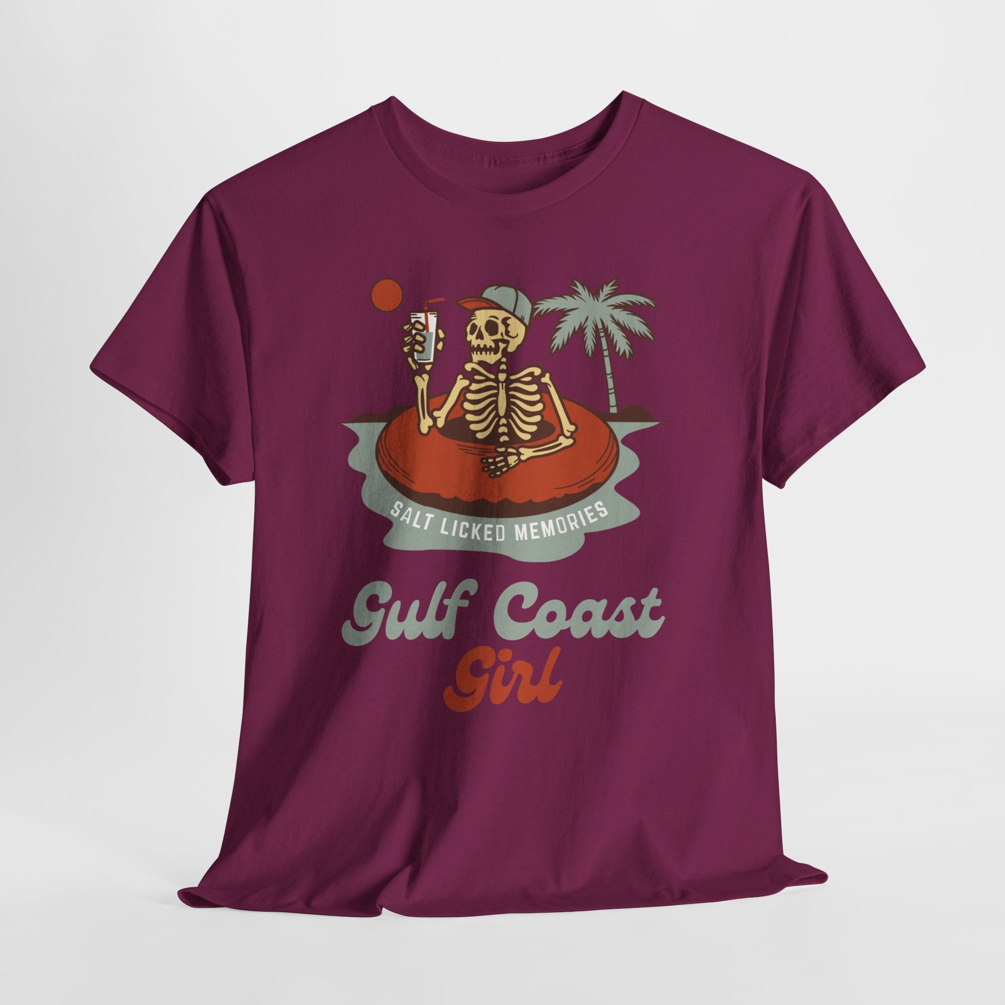 Proud and Edgy Dead Gulf Coast Girl Tee Shirt Unisex Heavy Cotton
