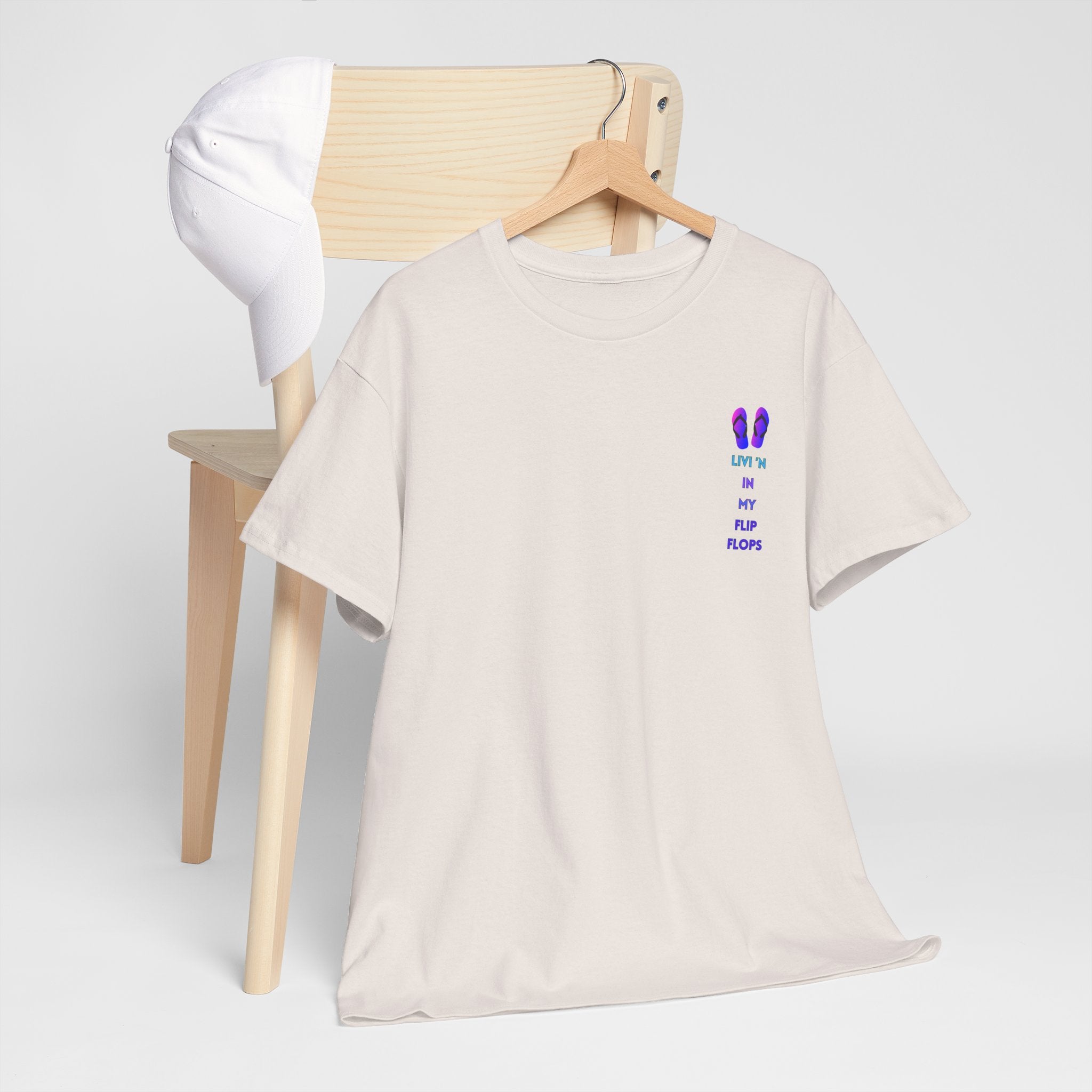 Proclaim to all that you are  Livi'n In My Flip Flops Unisex T shirt   Keep Summer in your attitude, all year long