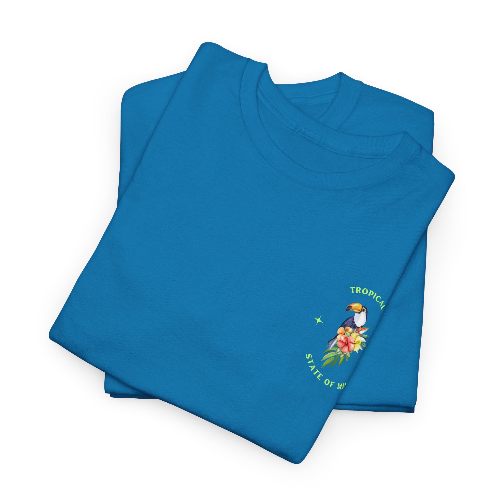 Livi'n in a Tropical State of Mind T Shirt, Summer Shirt, Beachwear, Vacation Top, Gift for Him/Her, Graphic Cotton Tee