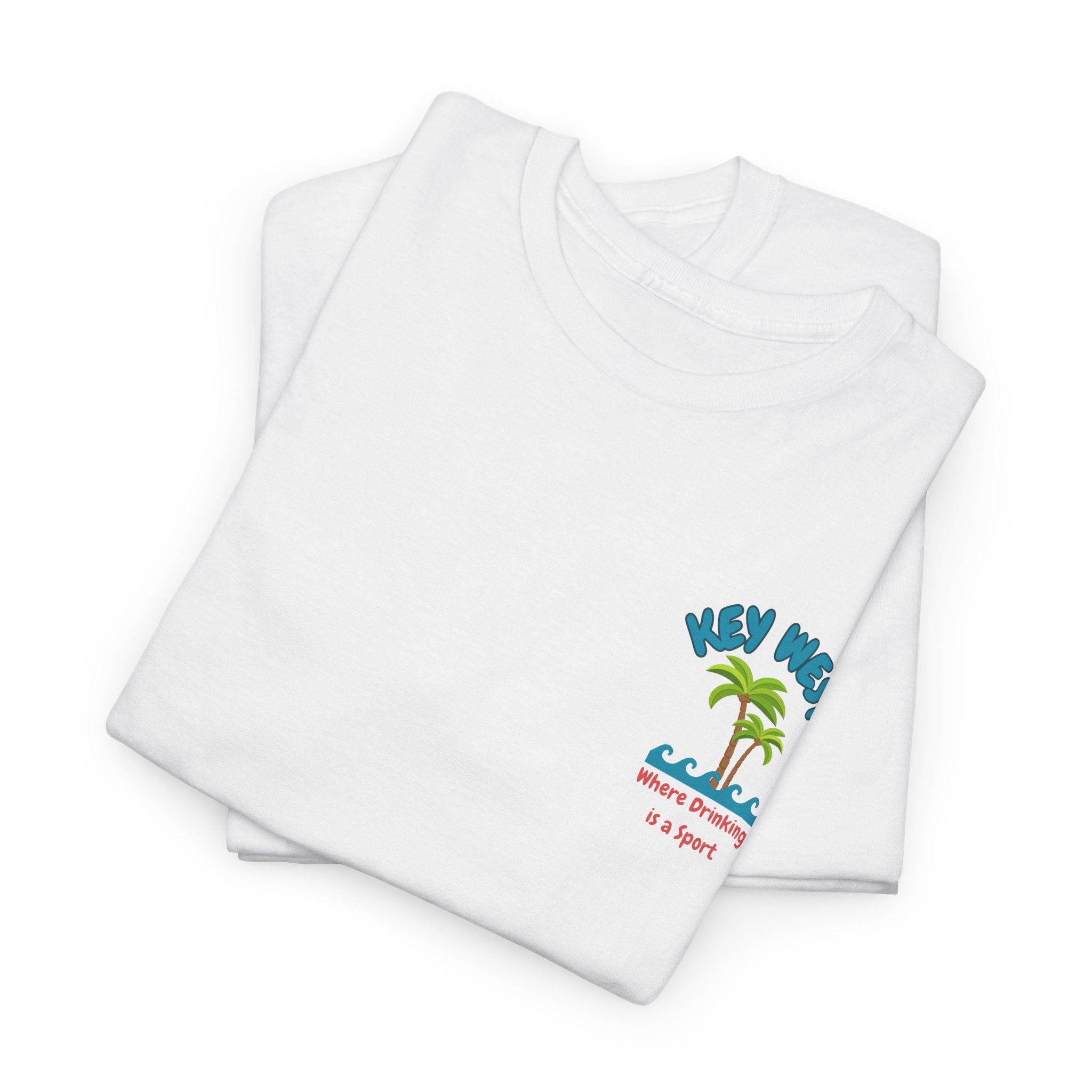 Funny Drinking is a Sport - 'Key West' Graphic Tee, Travel Shirt, Casual Wear, Beach Apparel, Summer Outfit
