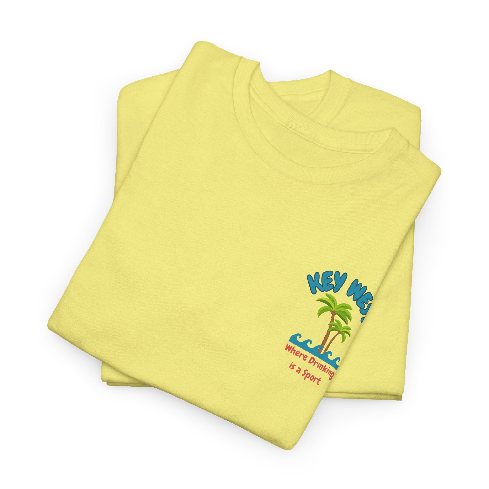 Funny Drinking is a Sport - 'Key West' Graphic Tee, Travel Shirt, Casual Wear, Beach Apparel, Summer Outfit