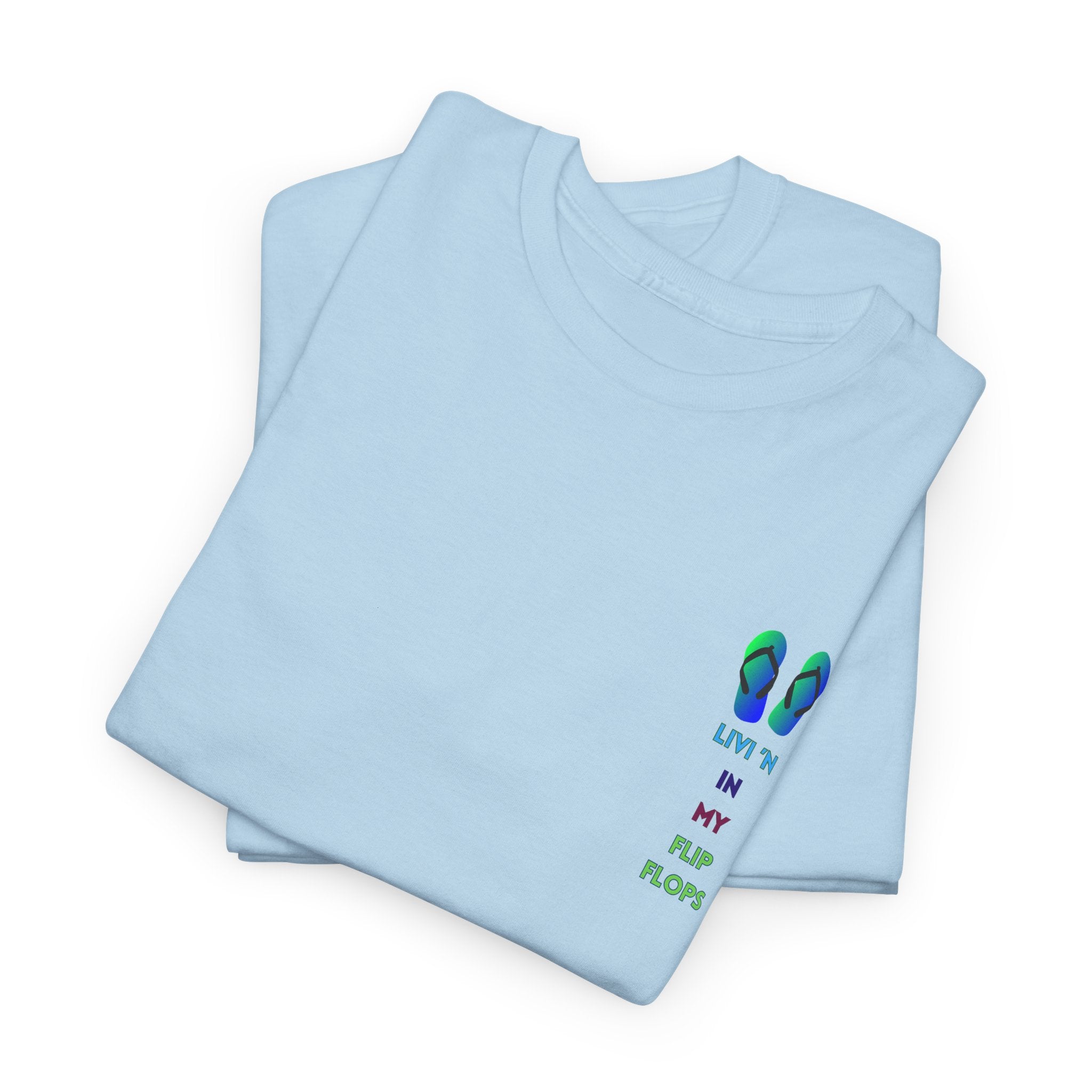 Young and Young at Heart...we all want that Flip Flop Attitude Tee Shirt  Perfect for the Beach or Pool