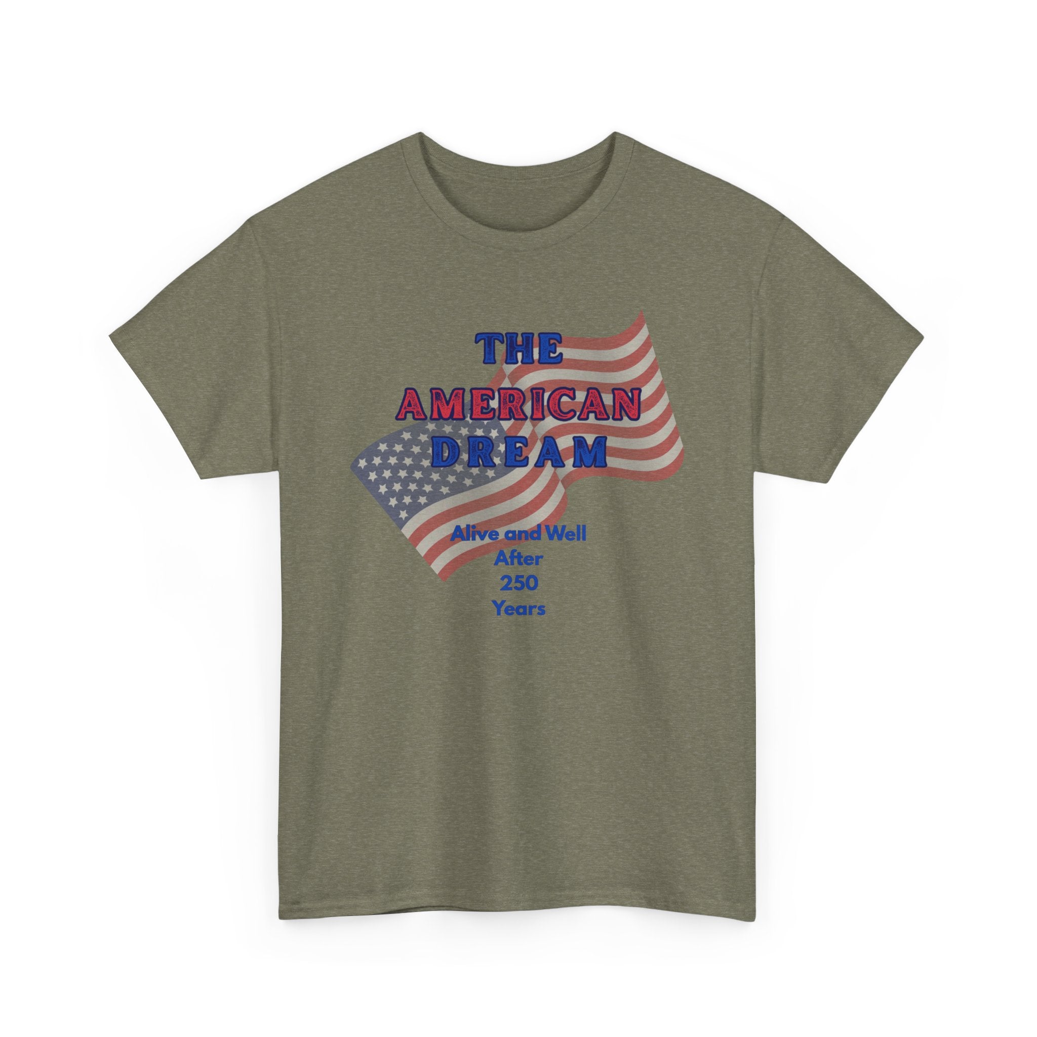 The American Dream 250 Years Commemorative  Unisex T-Shirt, Patriotic Casual Wear, Unique Gift for July 4th, Outdoor [...]
