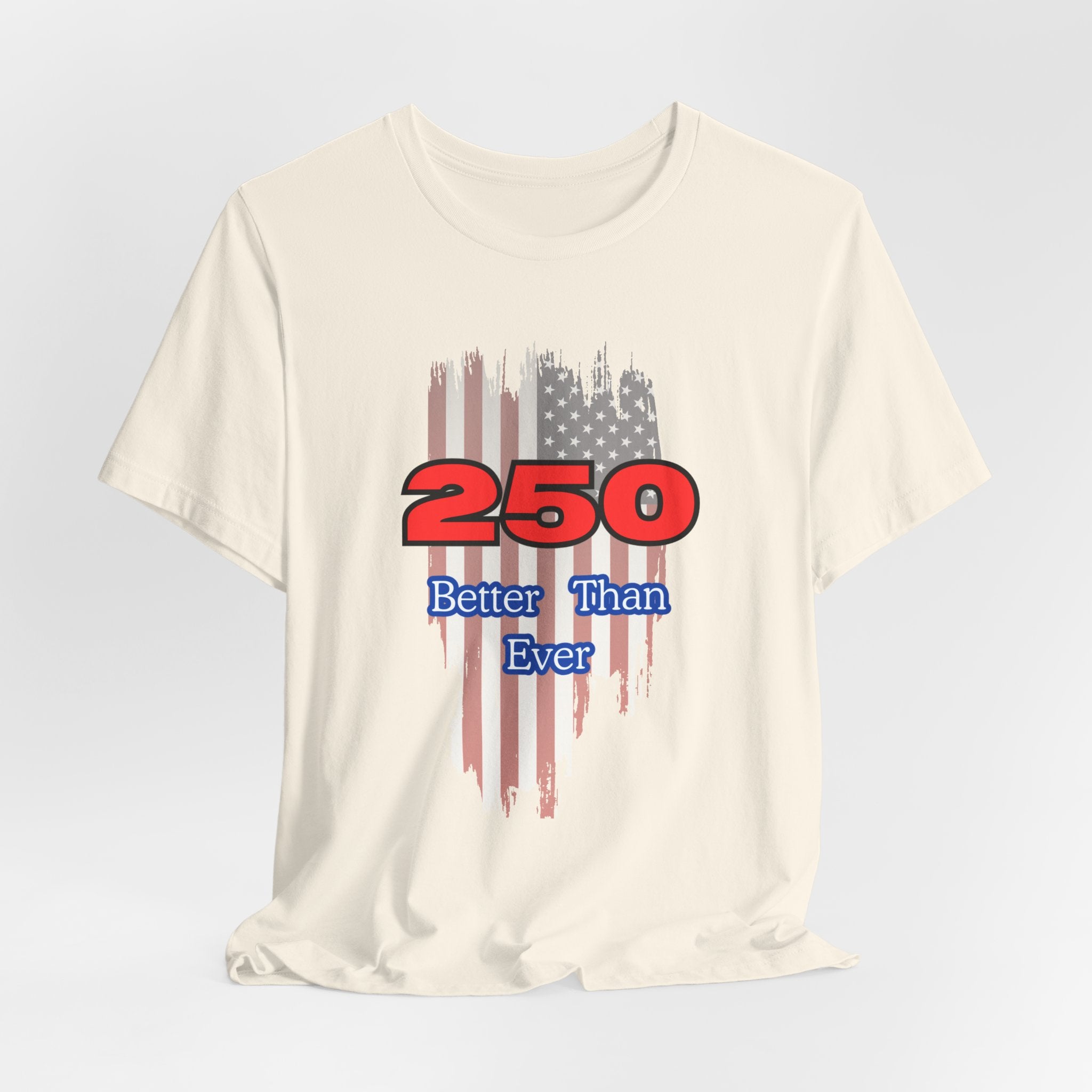 Celebrate USA's 250th Birthday with this Patriotic: Unisex Jersey Tee for Holidays, Fun Events, Gifts, Casual Wear, Patriotic Celebrations
