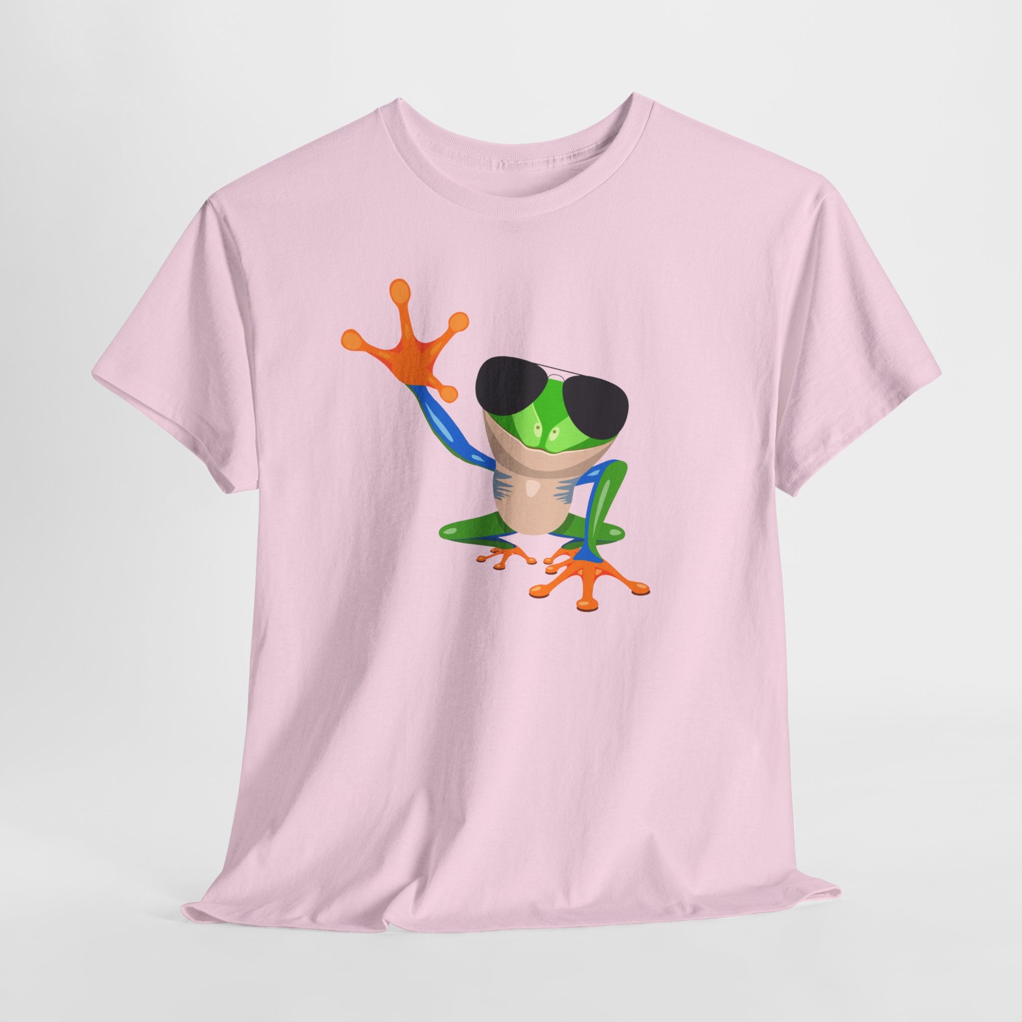 Cool Aviator Tree Frog Unisex Tee, Fun Unisex T-Shirt, Unique Gift for Nature Lovers, Casual Wear, Summer Outfit, Gift Idea for Kids