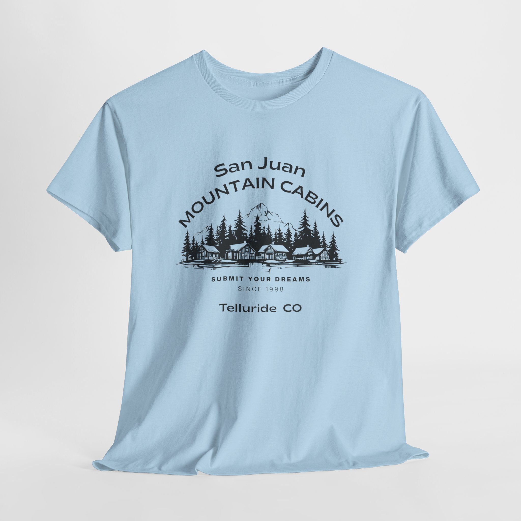 Ultra Exclusive San Juan Mountain Cabins Telluride, Colorado Unisex Tee -