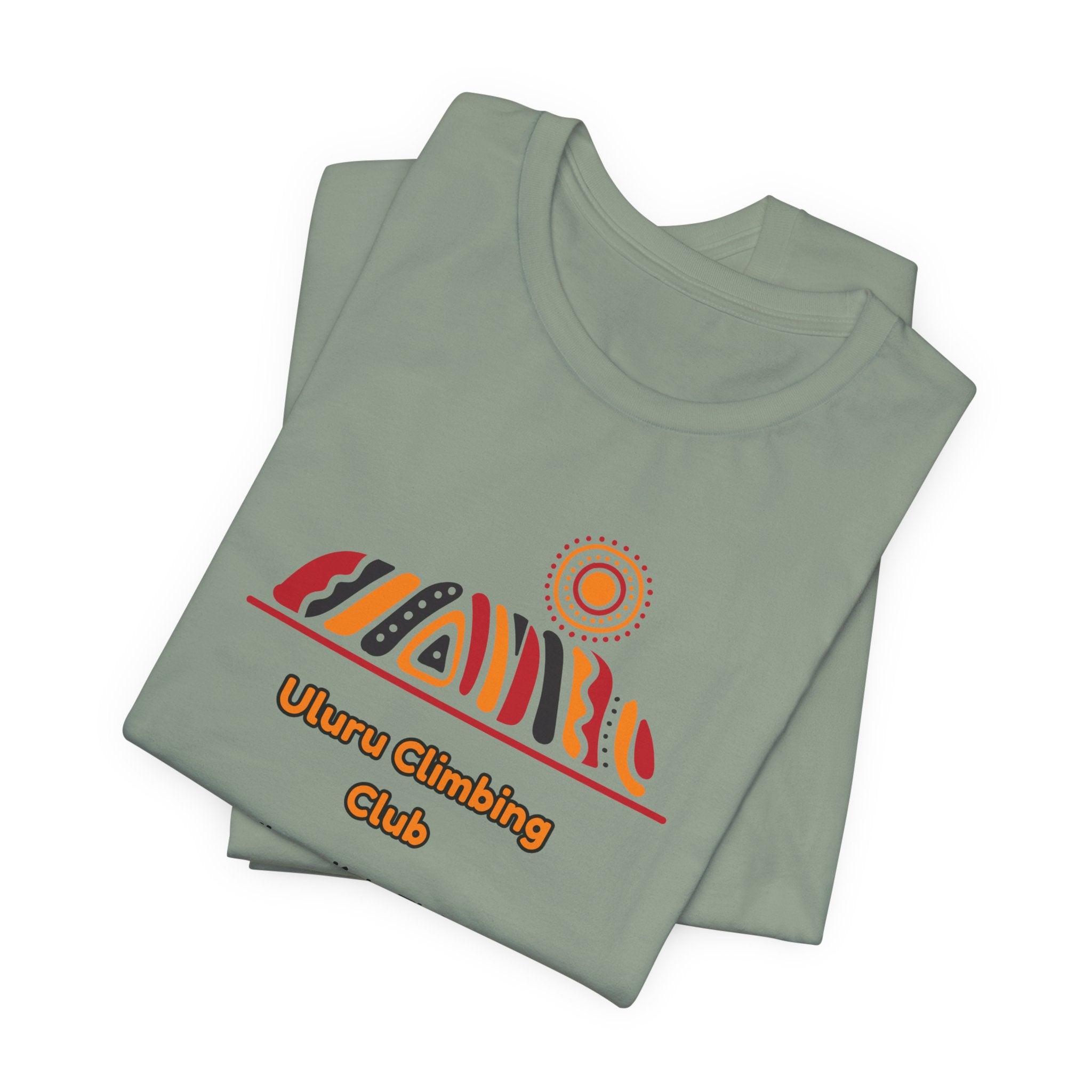 Uluru Climbing Club (Ayers Rock) North West Territory, Austrailia Unisex Heavy Cotton Tee | Adventure Shirt, Aussie Travel Tee, Nature Lover Gift, National Park Apparel, Eco-Friendly Unisex Tee