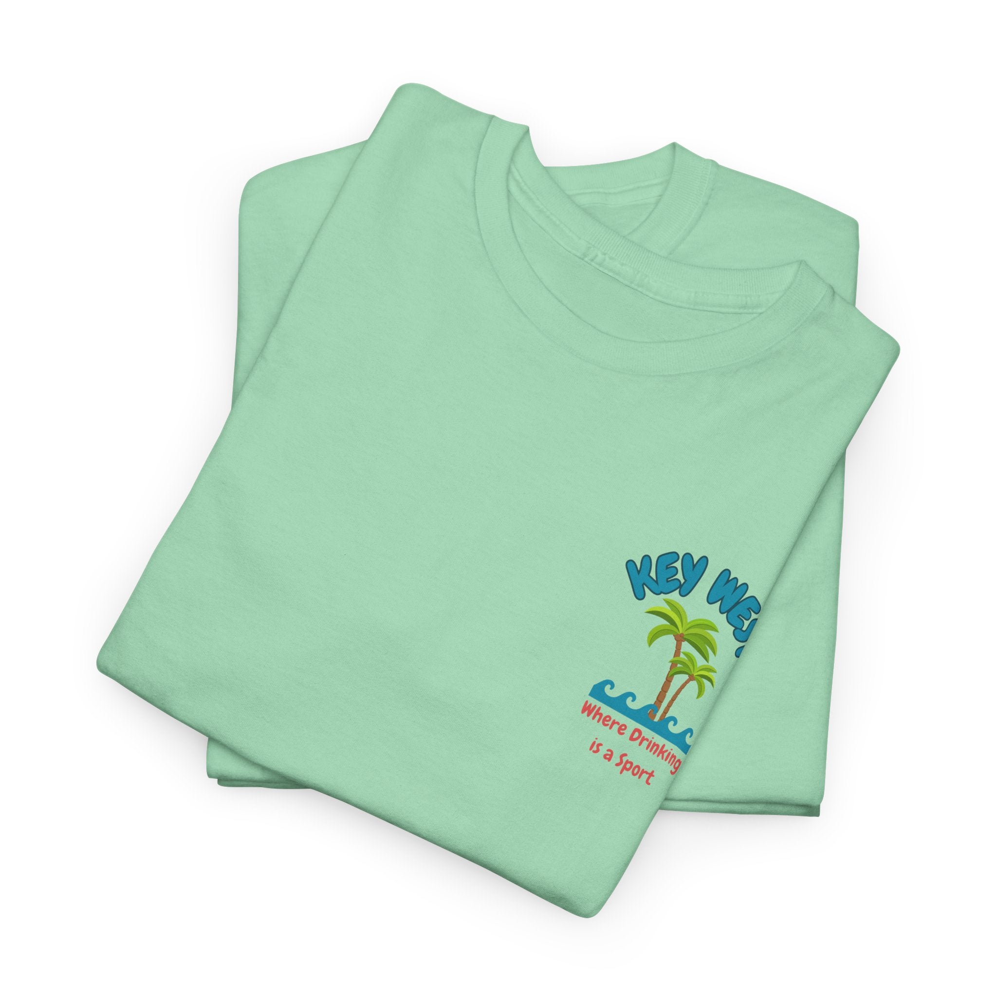 Funny Drinking is a Sport - 'Key West' Graphic Tee, Travel Shirt, Casual Wear, Beach Apparel, Summer Outfit