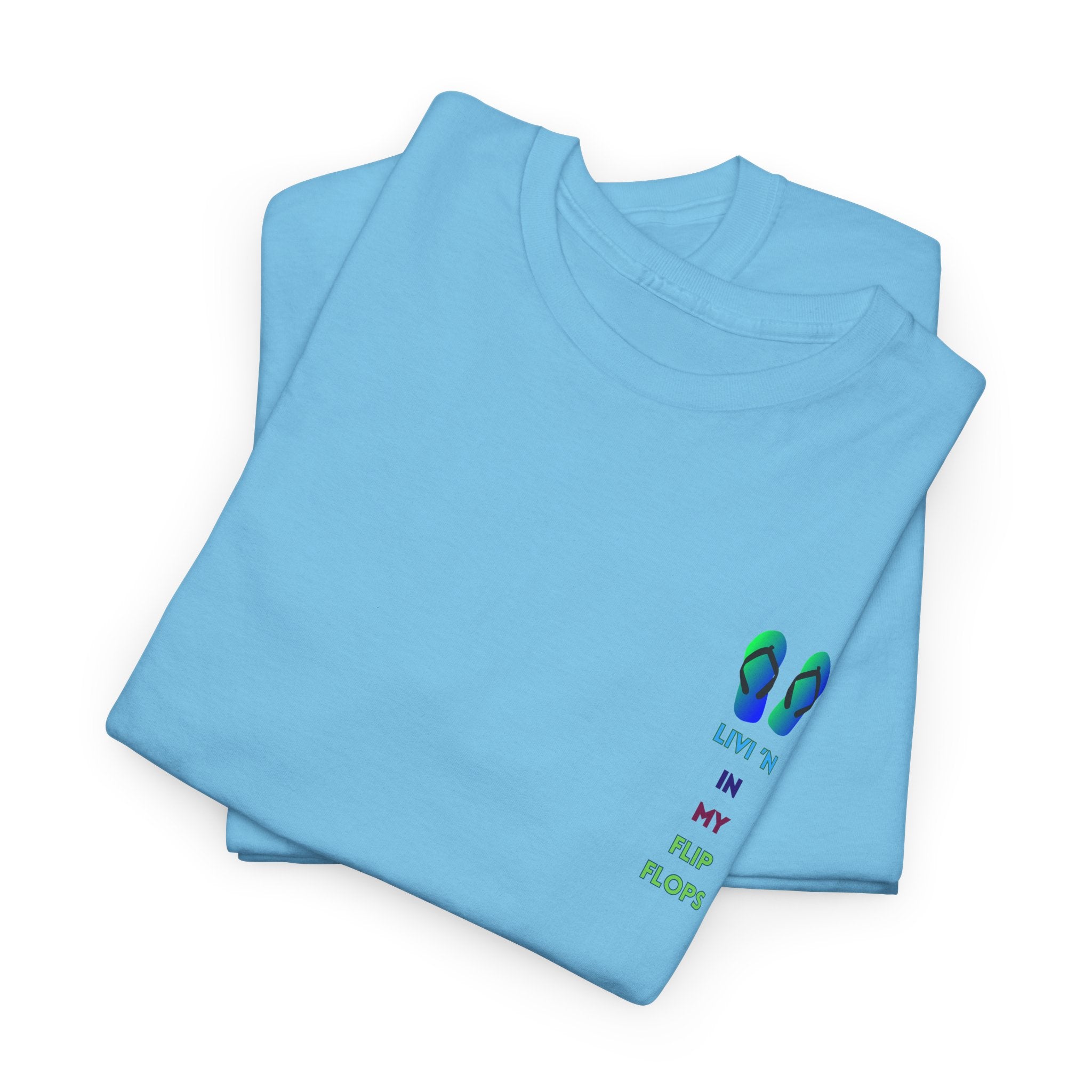 Young and Young at Heart...we all want that Flip Flop Attitude Tee Shirt  Perfect for the Beach or Pool