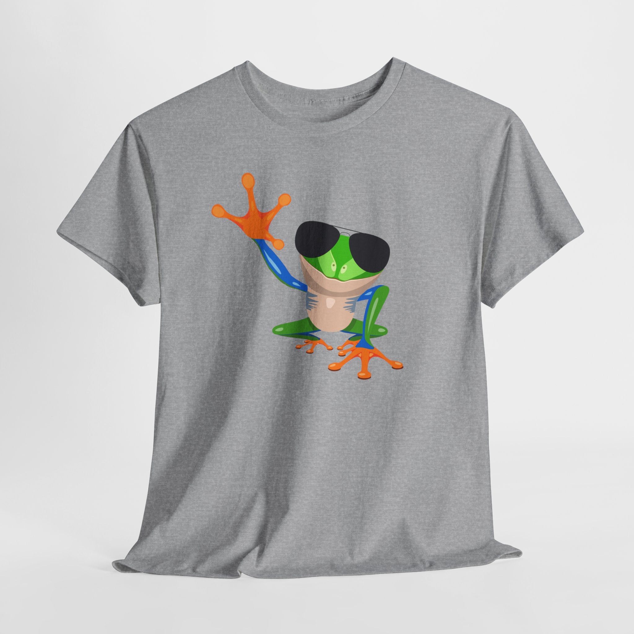 Cool Aviator Tree Frog Unisex Tee, Fun Unisex T-Shirt, Unique Gift for Nature Lovers, Casual Wear, Summer Outfit, Gift Idea for Kids