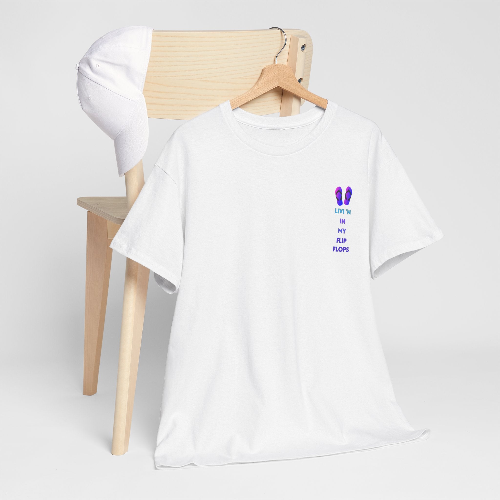 Proclaim to all that you are  Livi'n In My Flip Flops Unisex T shirt   Keep Summer in your attitude, all year long