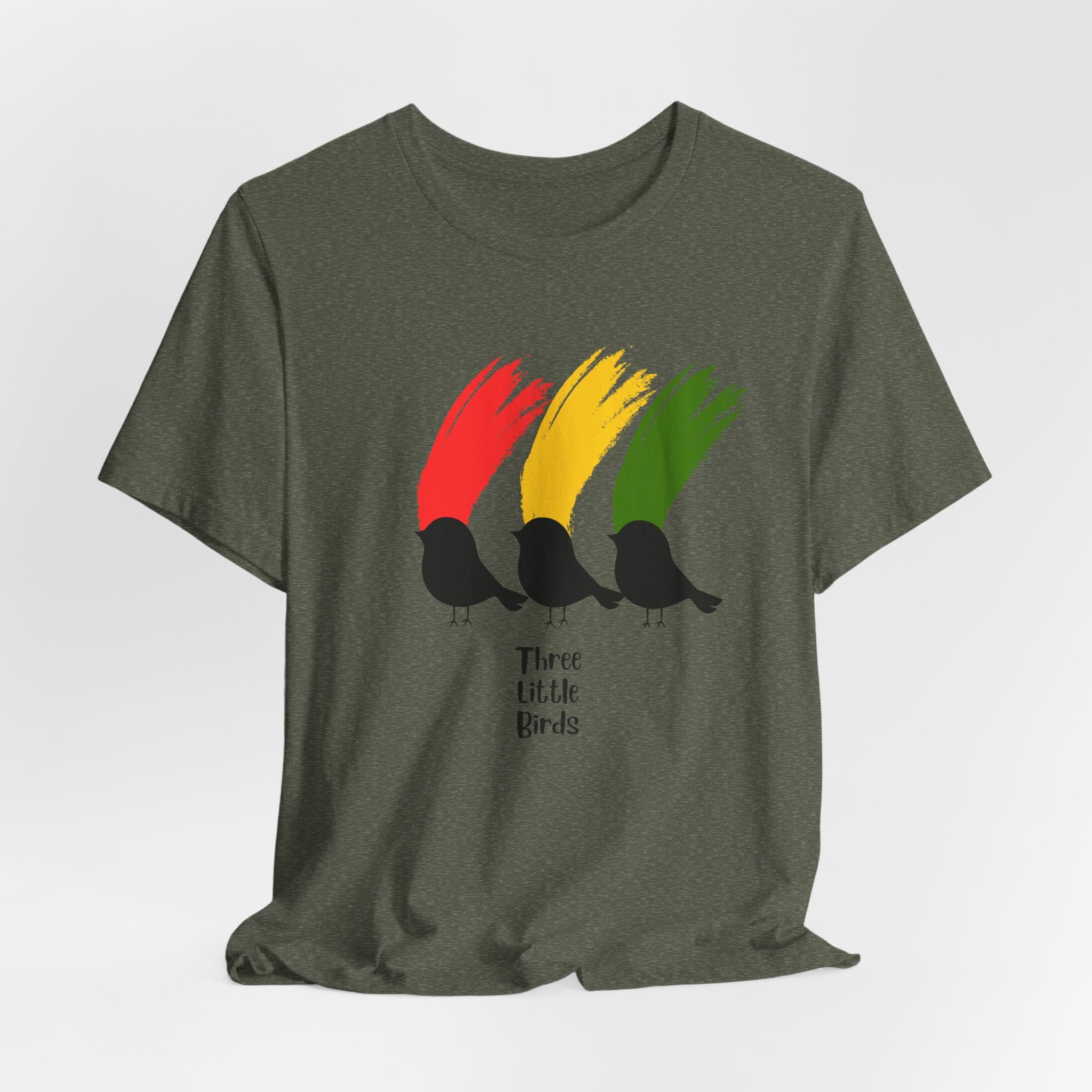 Colorful Rasta Three Little Birds Graphic Tee | Unisex Jersey Short Sleeve T-Shirt | Casual Wear, Gift for Music Lovers, Nature Lovers, Summer [...]