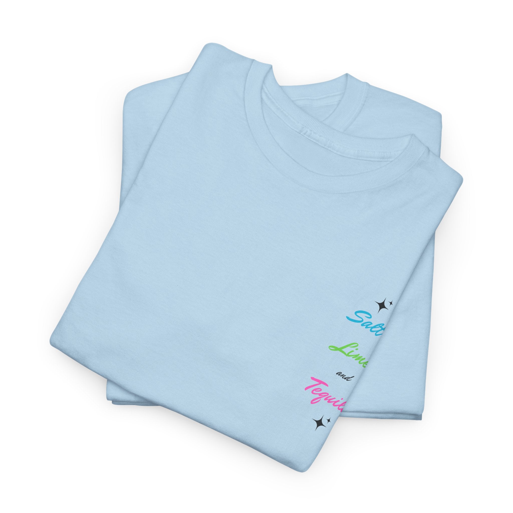 Fun Classic Salt- Lime- Tequila Unisex Heavy Cotton T Shirt, Drink the Summer Up