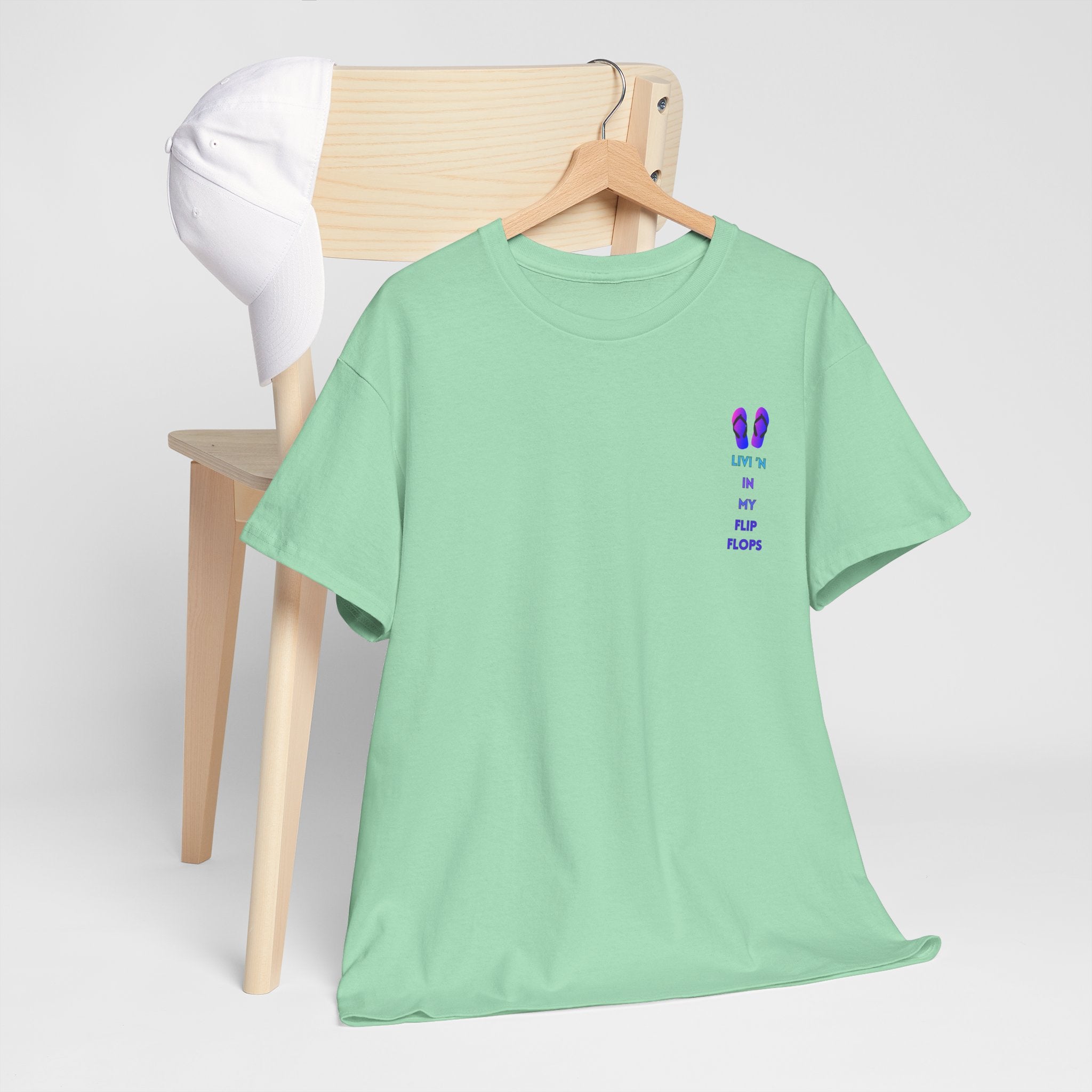 Proclaim to all that you are  Livi'n In My Flip Flops Unisex T shirt   Keep Summer in your attitude, all year long