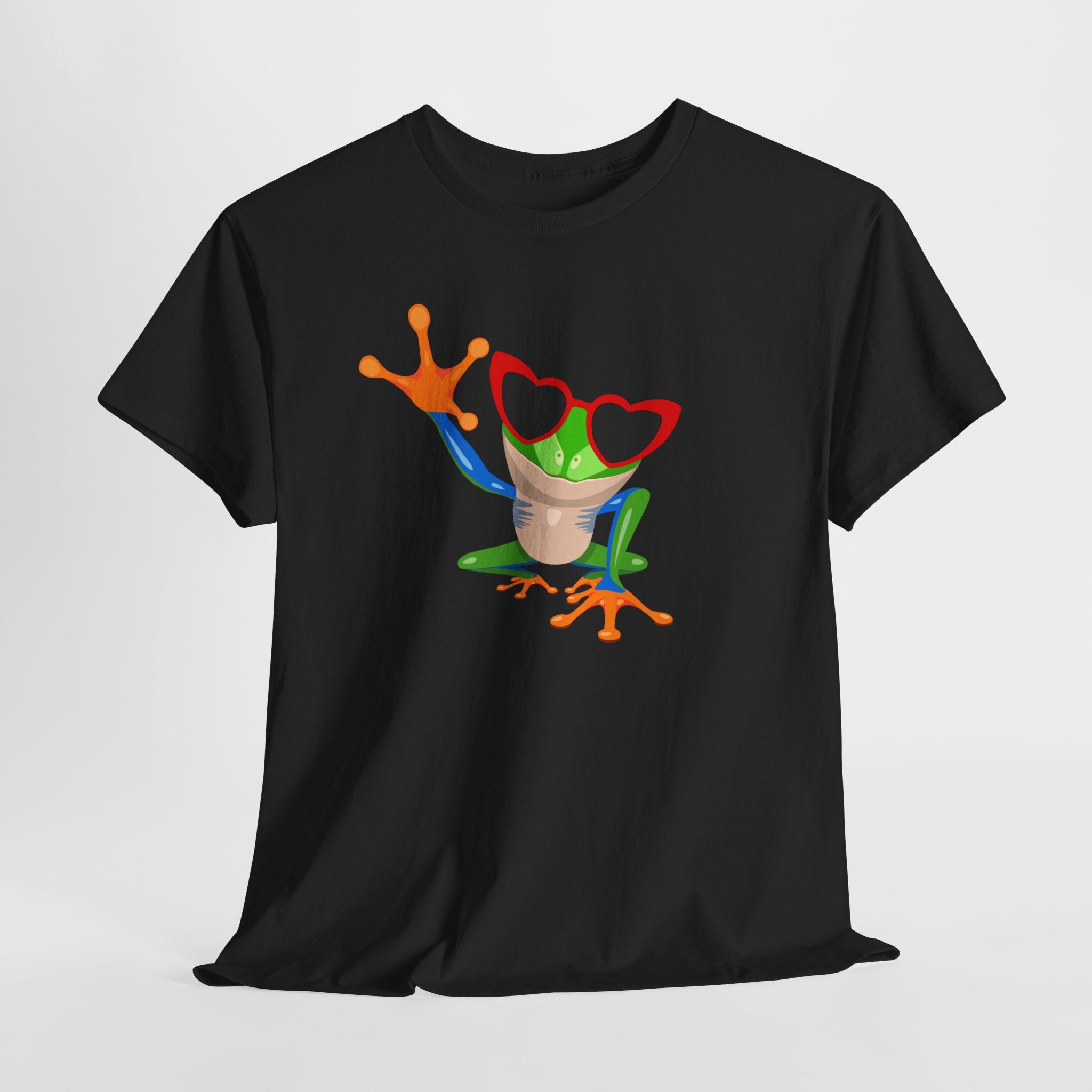 Cool Quirky Love Ya Tree Frog Graphic Tee, Unisex T-Shirt, Kids Birthday Gift, Fun Summer Wear, Festival Outfit, Eco-Friendly Apparel