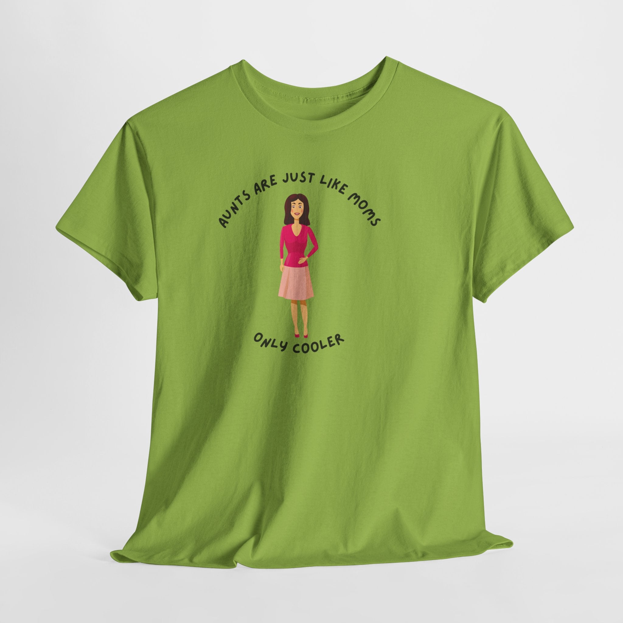Fun Cool Aunt Unisex Heavy Cotton  Tee Shirt