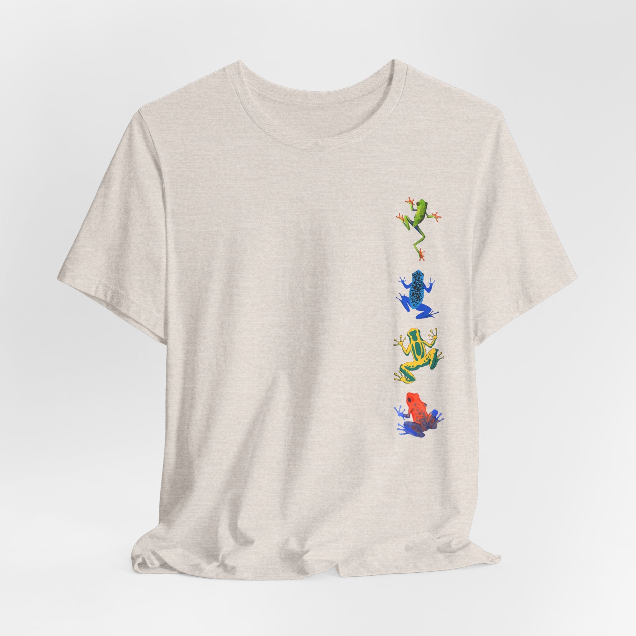 Stacked Tree Frog Dance Unisex Tee - Fun Graphic Shirt for Nature Lovers, Great for Parties, Gifts, Summer Events, and Casual Outings