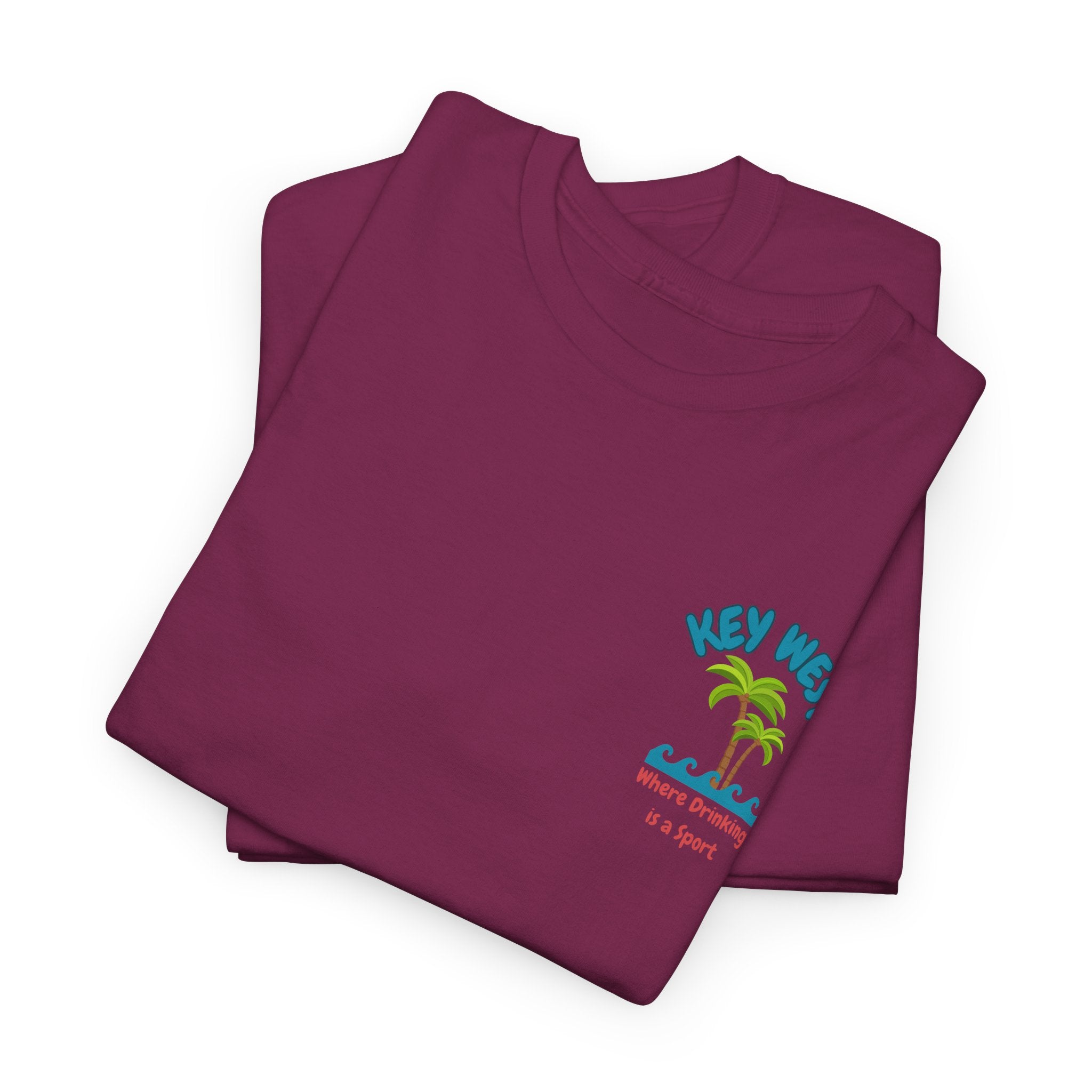 Funny Drinking is a Sport - 'Key West' Graphic Tee, Travel Shirt, Casual Wear, Beach Apparel, Summer Outfit