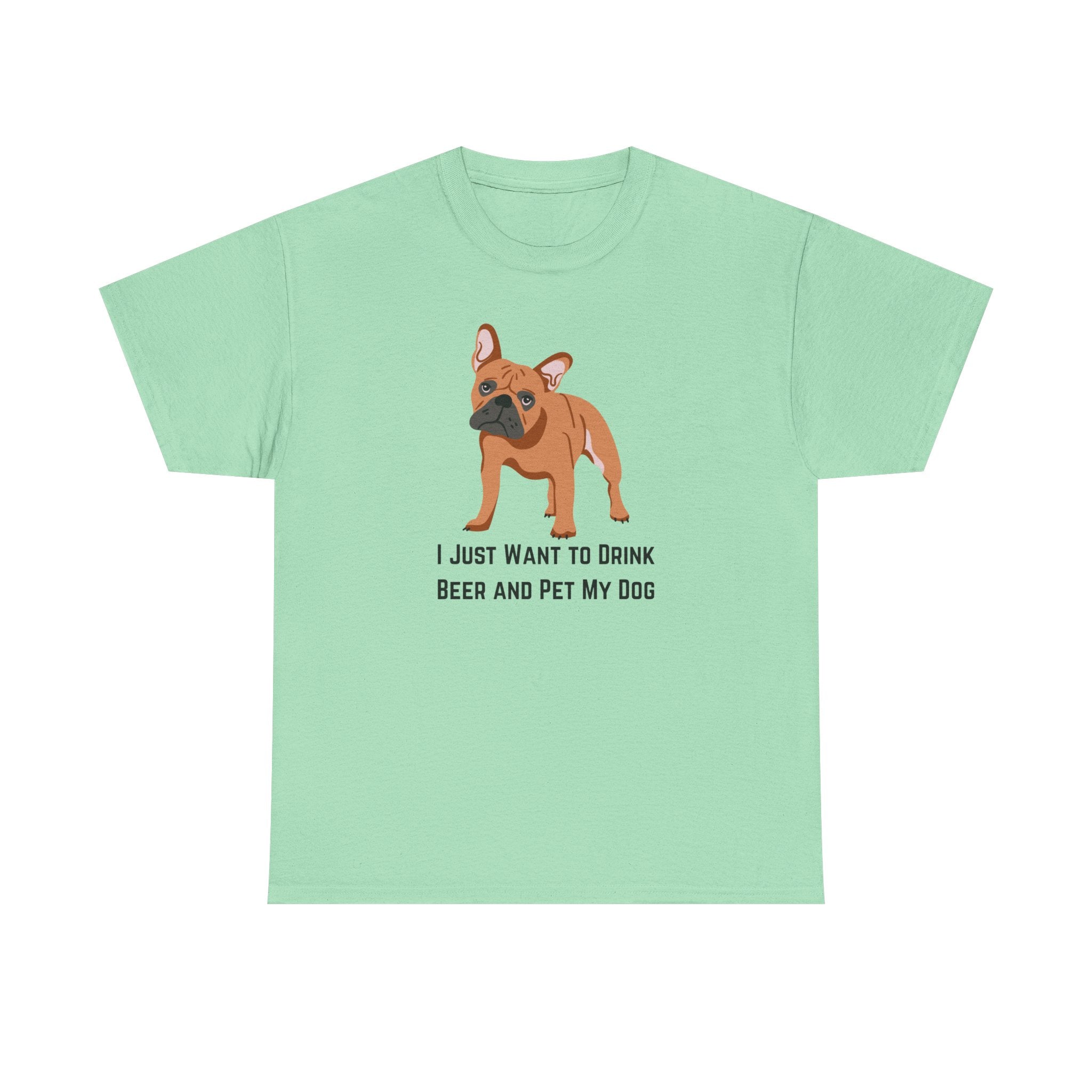 Dog Lover Tee: I Just Want to Drink Beer and Pet My Dog, Unisex Cotton T-Shirt, Gift for Dog Owners, Pet Lovers Apparel, Casual Wear, [...]