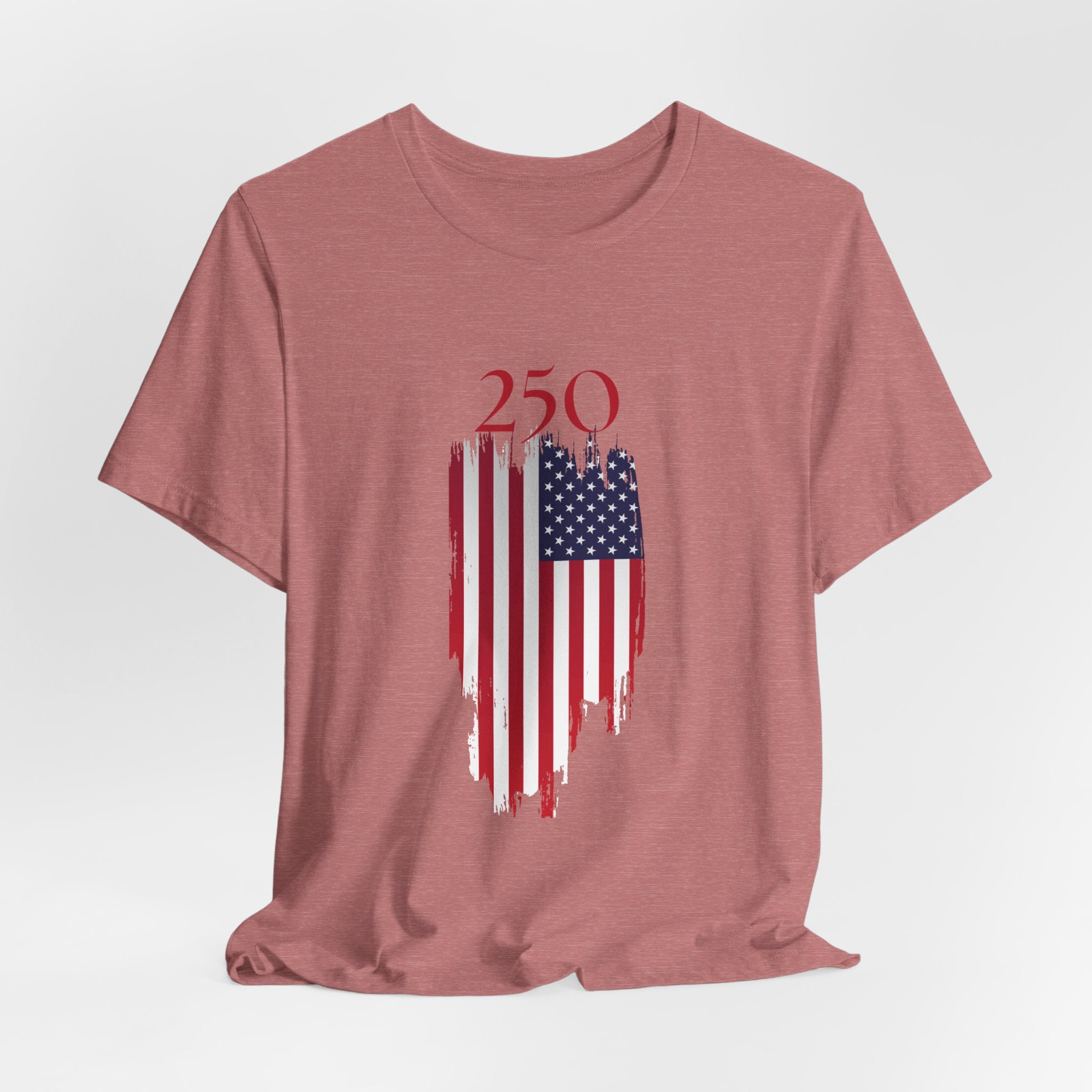Patriotic 250th USA Birthday Tee, USA Flag Shirt, Unisex Graphic Tee, 4th of July Apparel, Memorial Day Gift, Summer Style