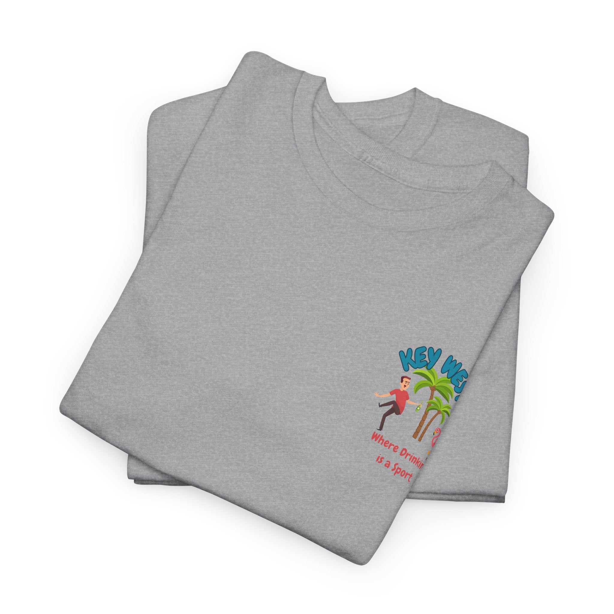 Funny Key West Drinking Unisex Tee, Casual Beachwear, Summer Outfits, Gift for Travelers, Everyday Comfort Tee