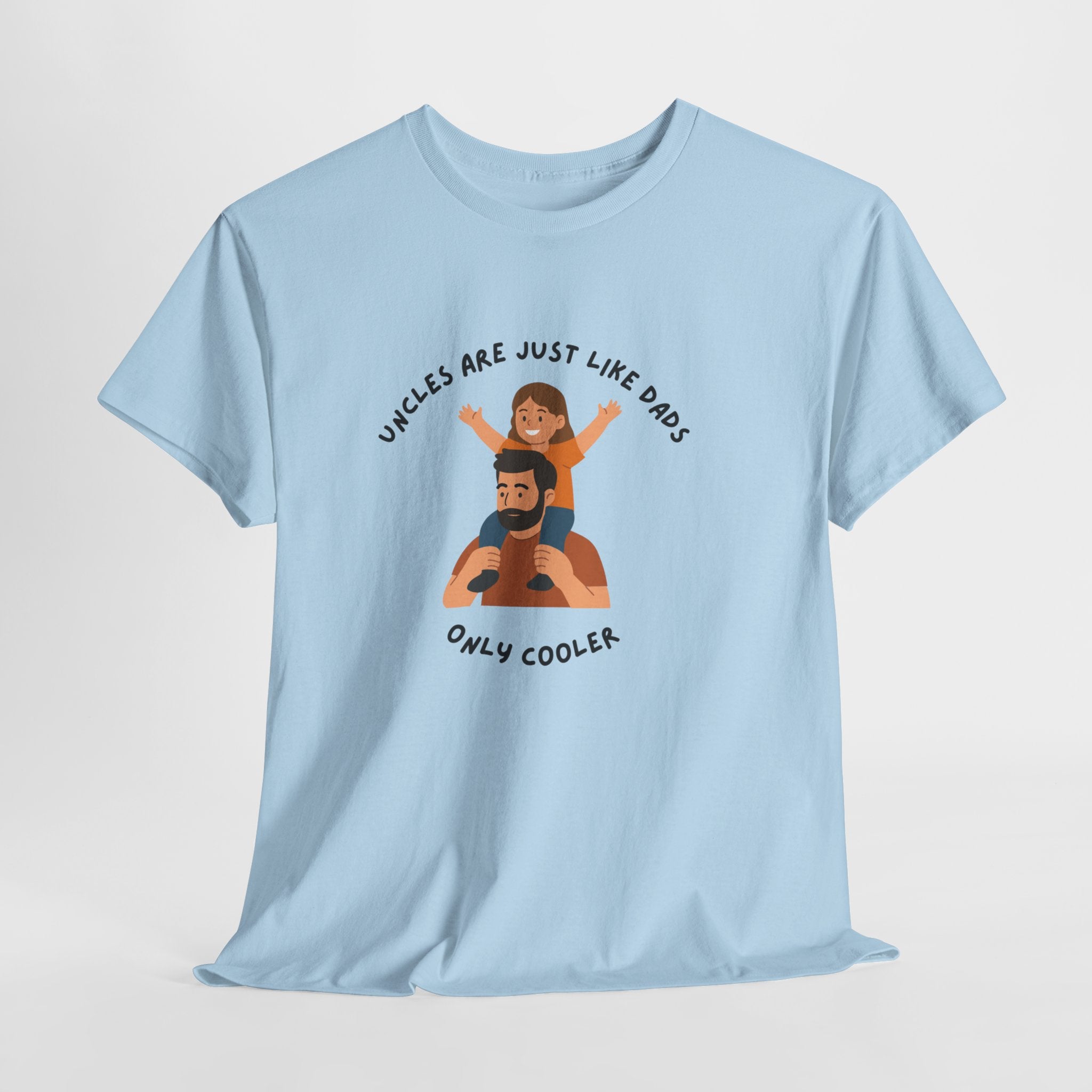 Fun Cool Uncles  (Adult Sizes Available) Tee Shirt  - Unisex Heavy Cotton