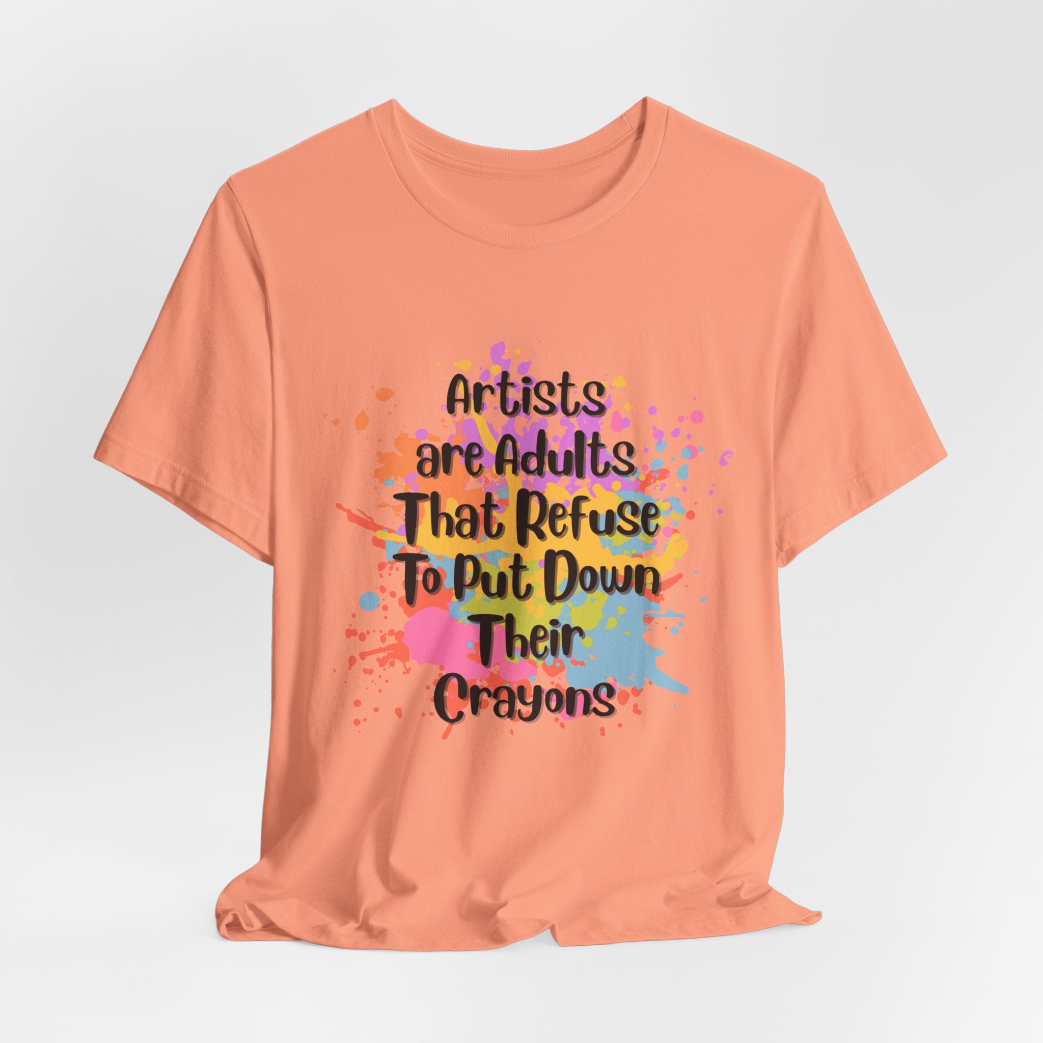 Fun Creative Artist Unisex Heavy Cotton Tee for Art Lovers, Gift for Artists, Quirky T-Shirt, Fun Casual Wear, Birthday Gift, Art Enthusiast Shirt
