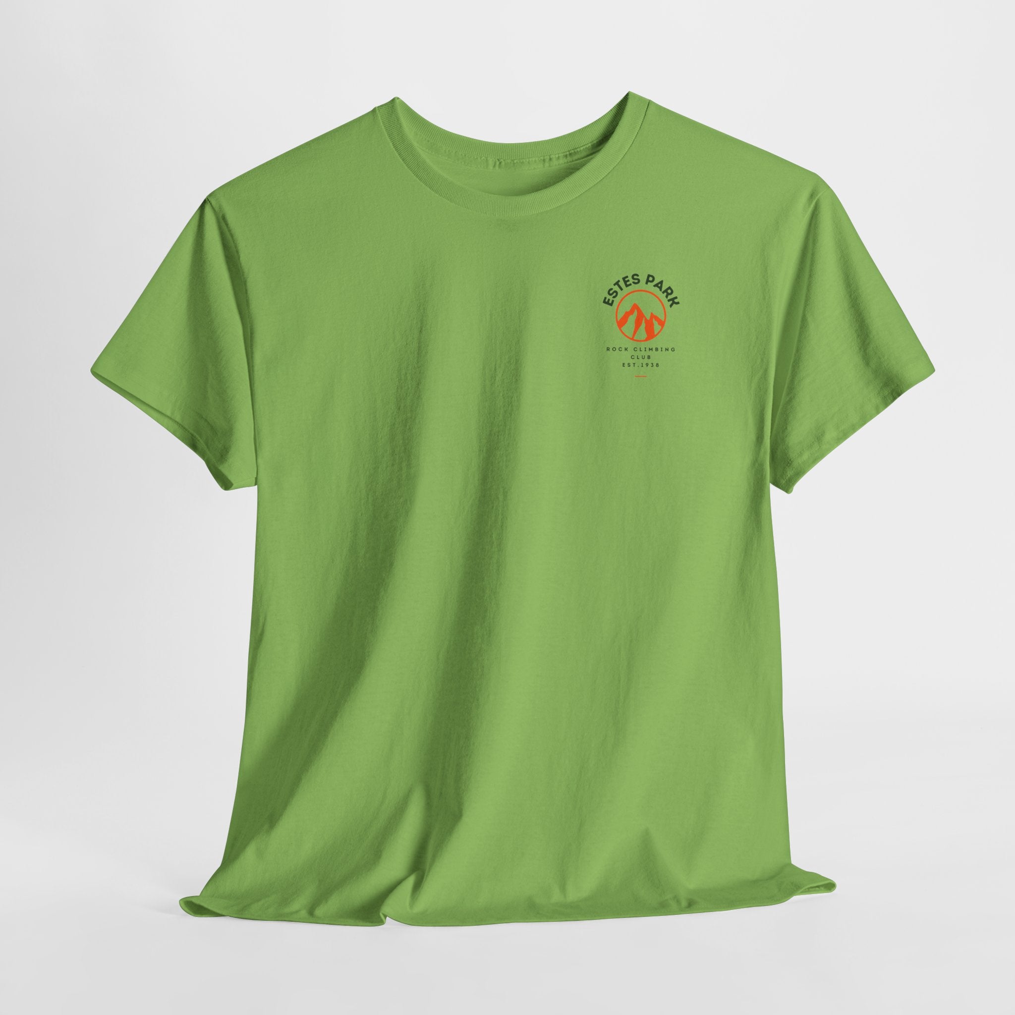 Estes Park Colorado Climbing Club Unisex Heavy Cotton Tee - Casual Comfort for Everyday Wear | Perfect Gift for Birthdays, Holidays, and Celebrations, Graphic Tee, [...]