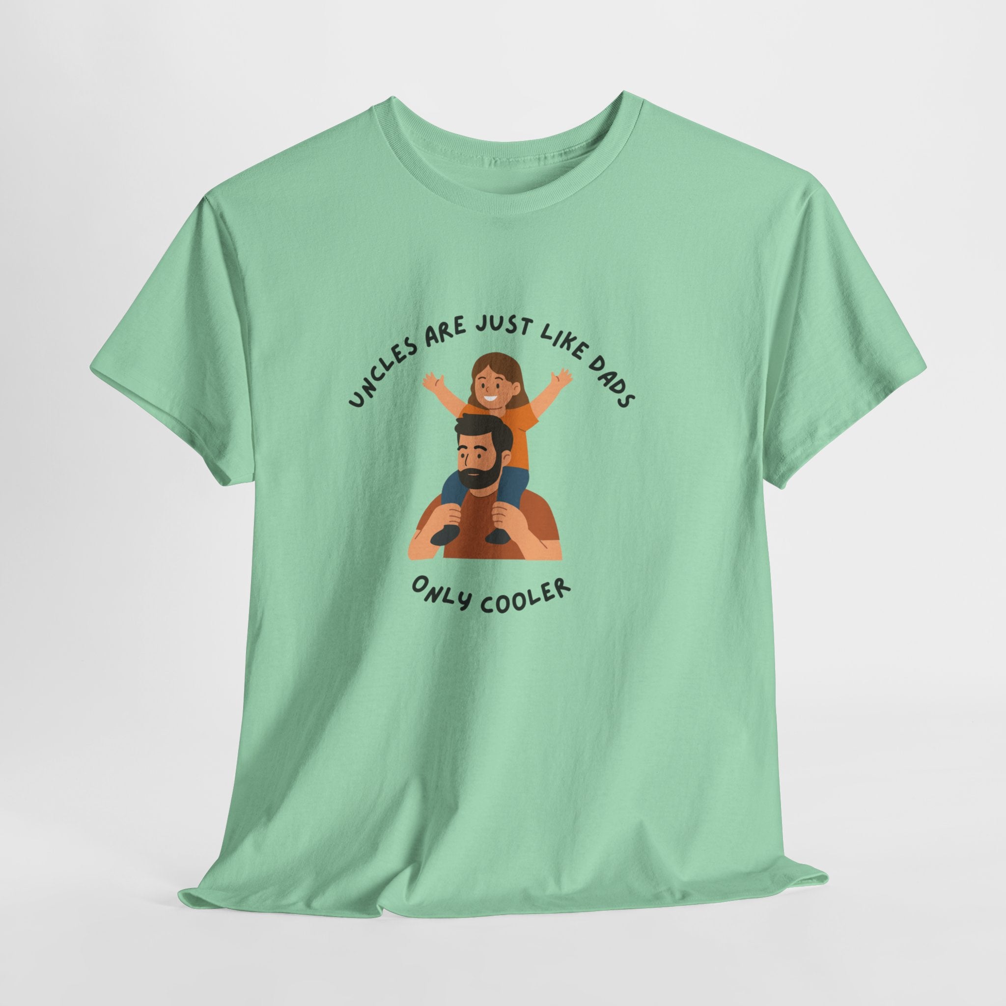 Fun Cool Uncles  (Adult Sizes Available) Tee Shirt  - Unisex Heavy Cotton