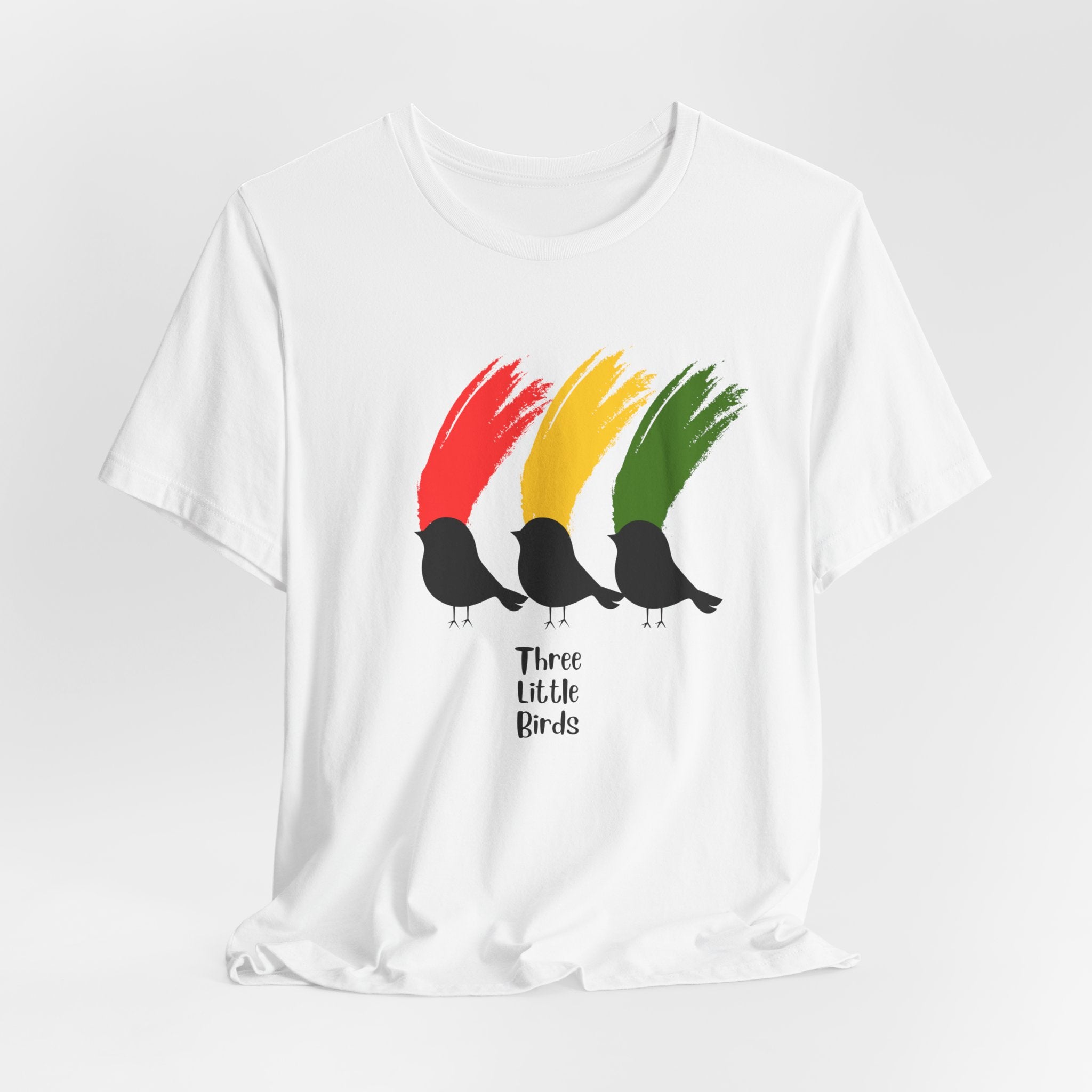 Colorful Rasta Three Little Birds Graphic Tee | Unisex Jersey Short Sleeve T-Shirt | Casual Wear, Gift for Music Lovers, Nature Lovers, Summer [...]