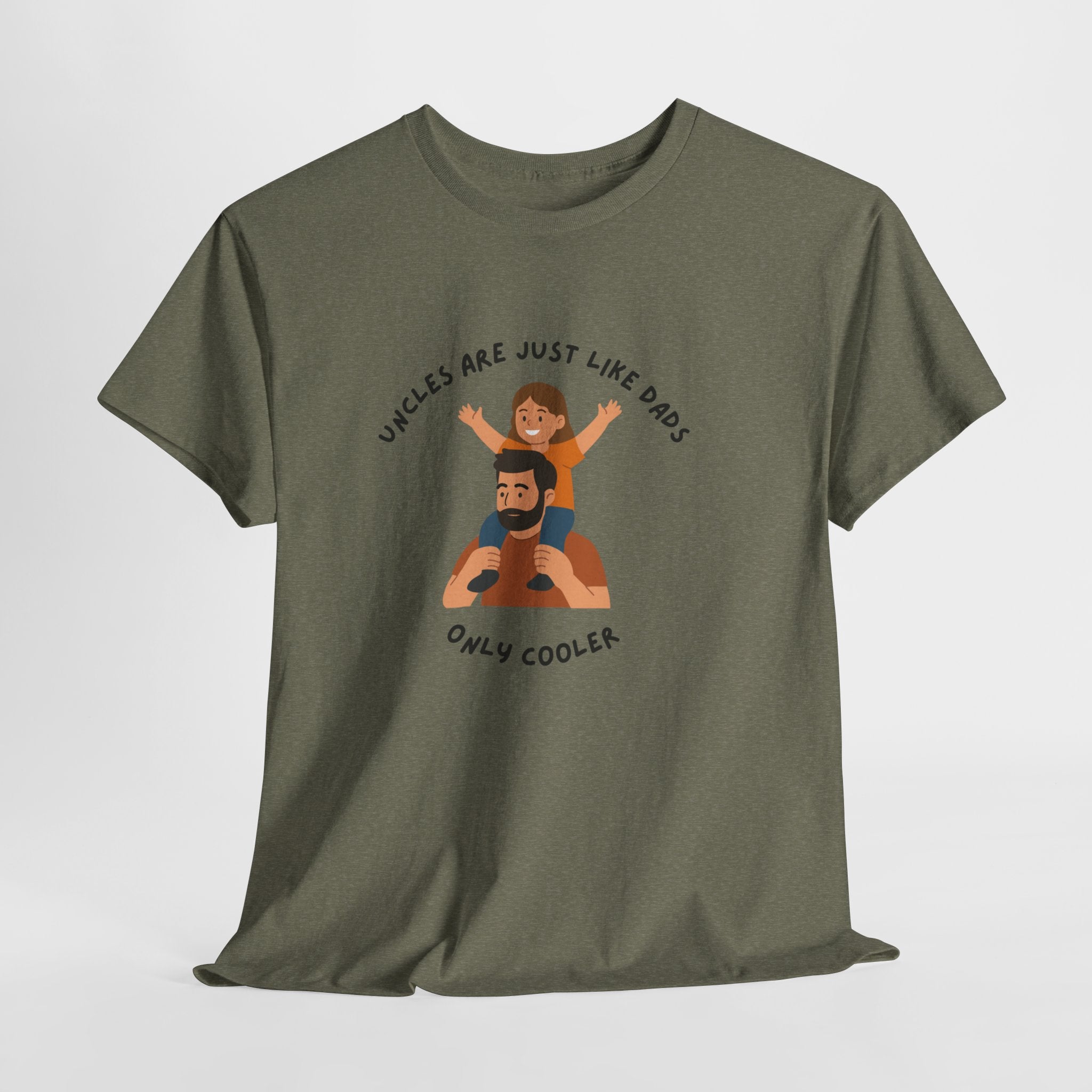 Fun Cool Uncles  (Adult Sizes Available) Tee Shirt  - Unisex Heavy Cotton