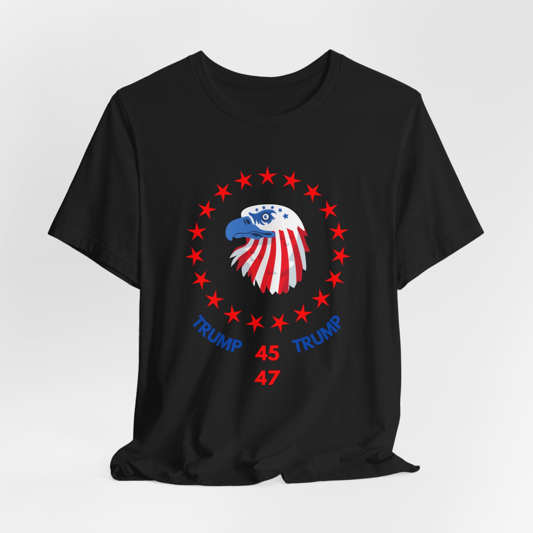 Trump 45 47 Unisex Tee, Patriotic Shirt, Election Apparel, Political Statement Tee, USA Pride Top, Gift for Supporters