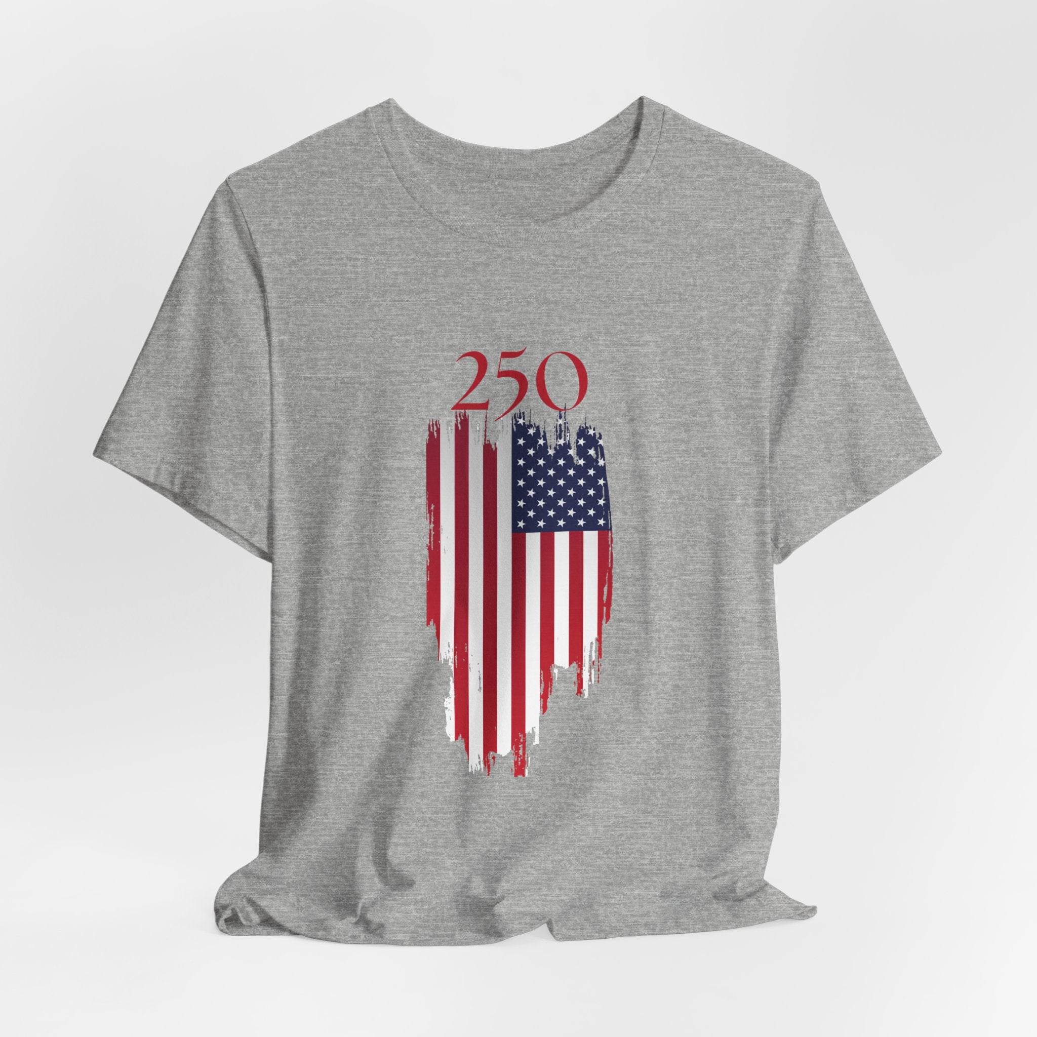 Patriotic 250th USA Birthday Tee, USA Flag Shirt, Unisex Graphic Tee, 4th of July Apparel, Memorial Day Gift, Summer Style