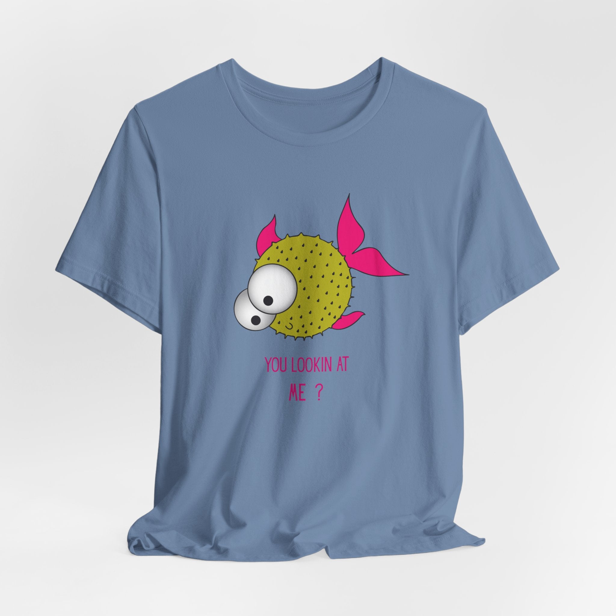 Whimsical and Fun Puffer Fish Tee - Fun Short Sleeve Shirt for Aquatic Lovers, Ideal for Gift Giving, Casual Wear, Summer Fashion, and Beach Days